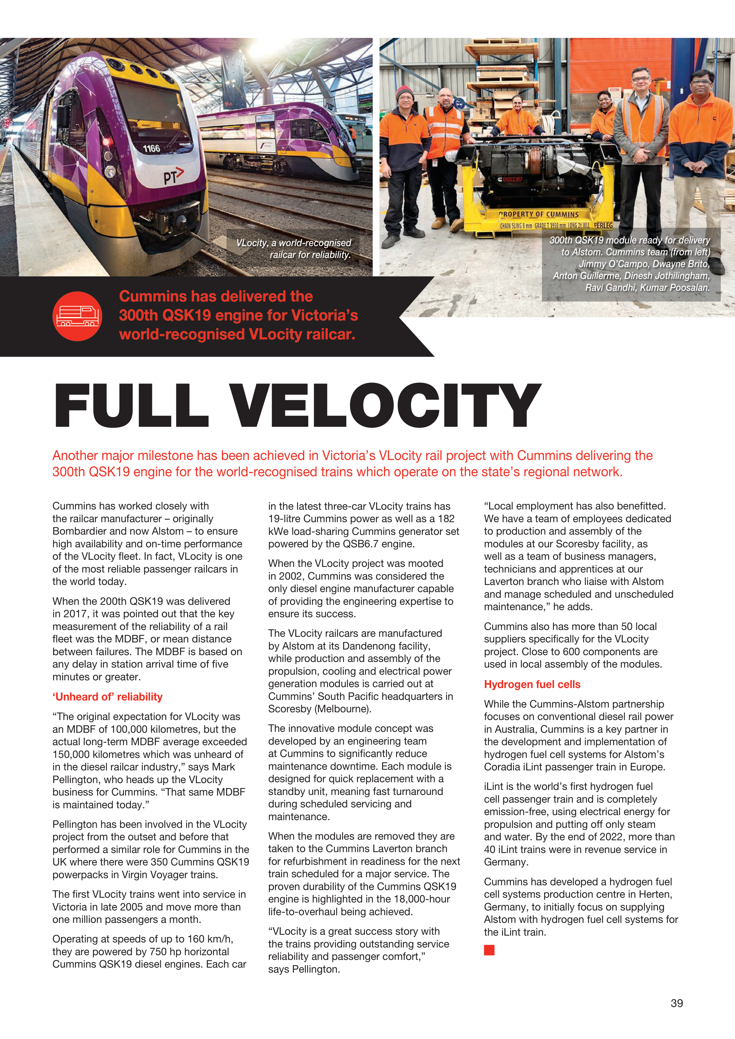 Cummins Asia Pacific Magazine — page 39