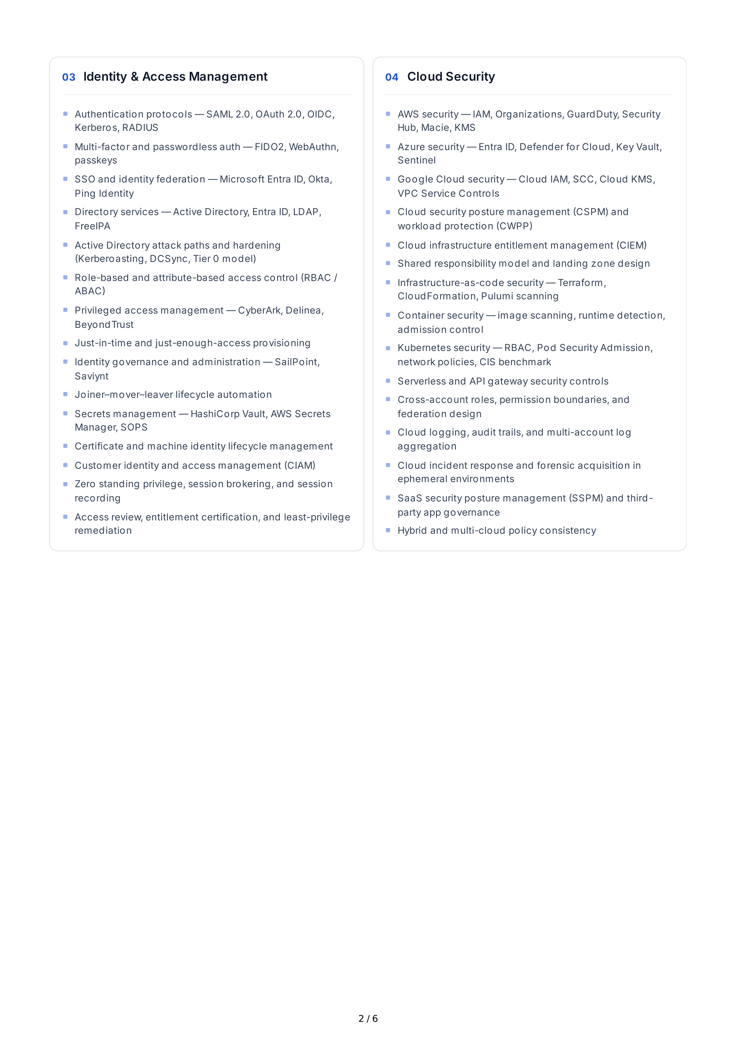 Cybersecurity Technical Skills — page 2