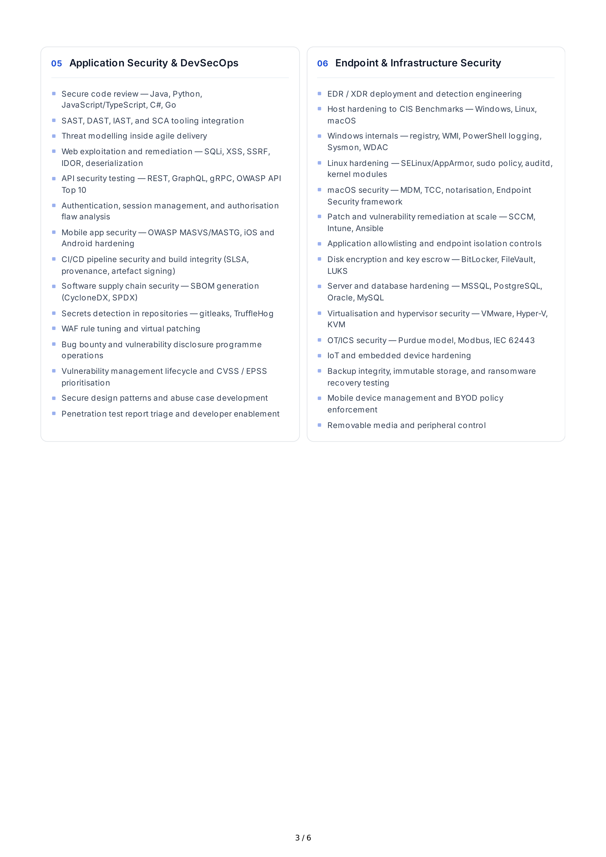 Cybersecurity Technical Skills — page 3