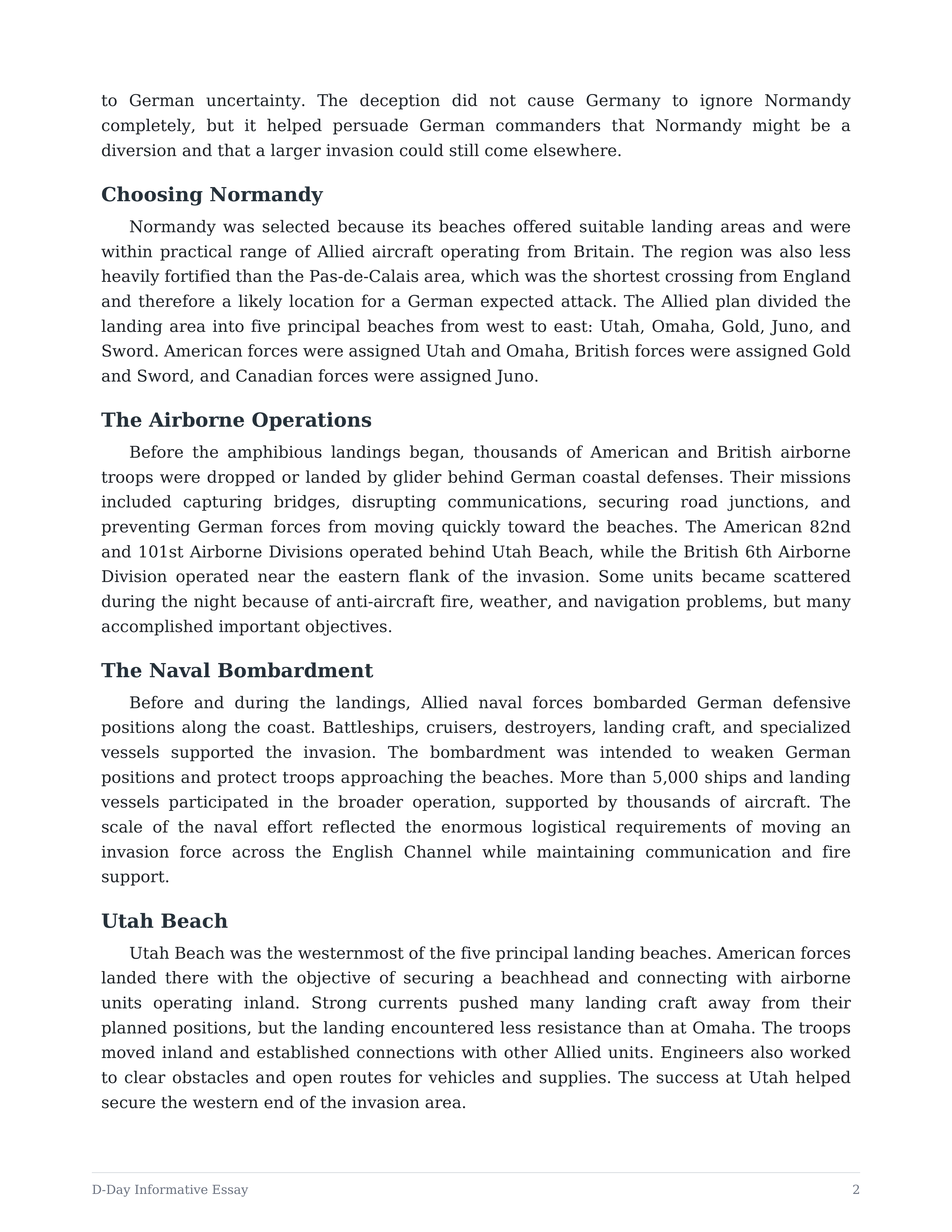 D-Day Informative Essay — page 2