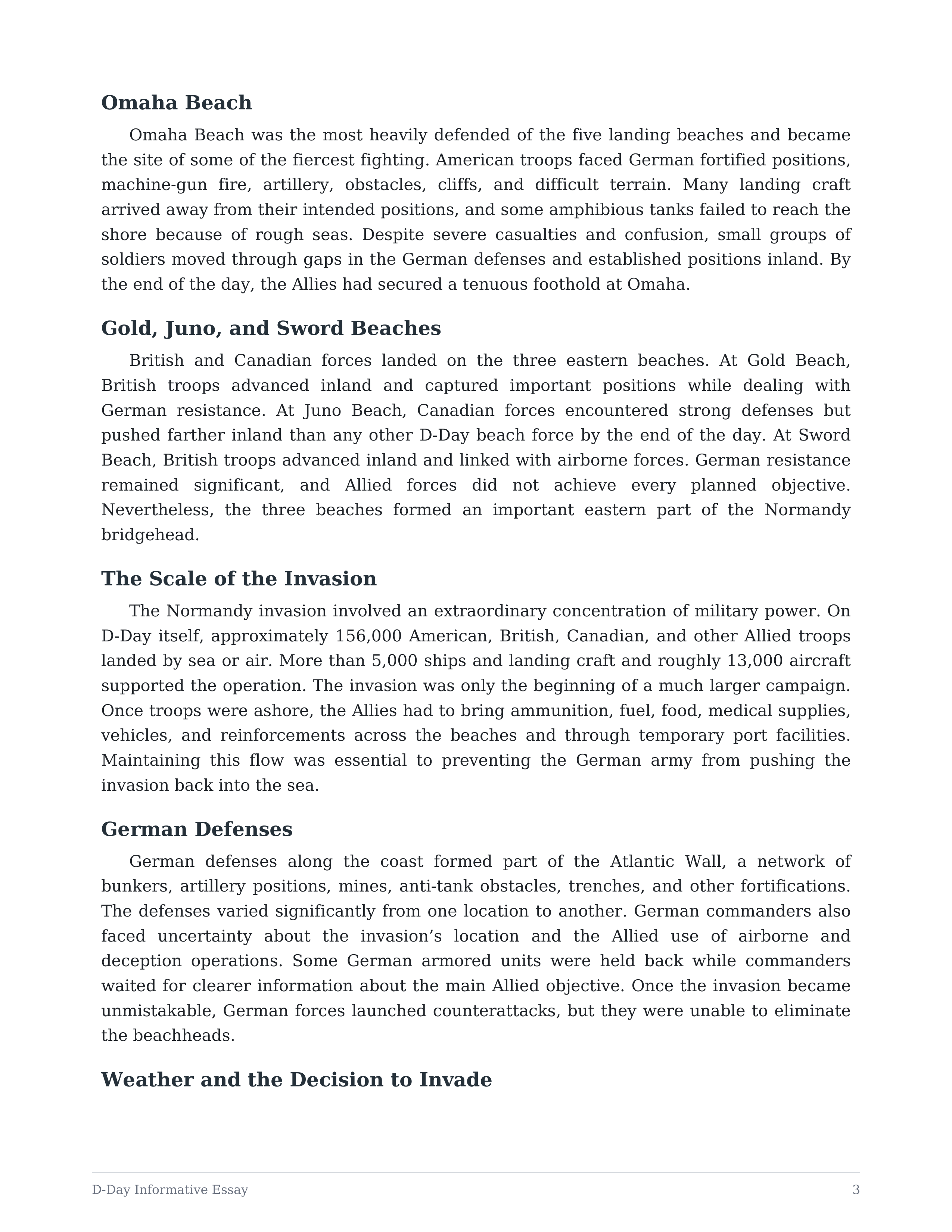 D-Day Informative Essay — page 3