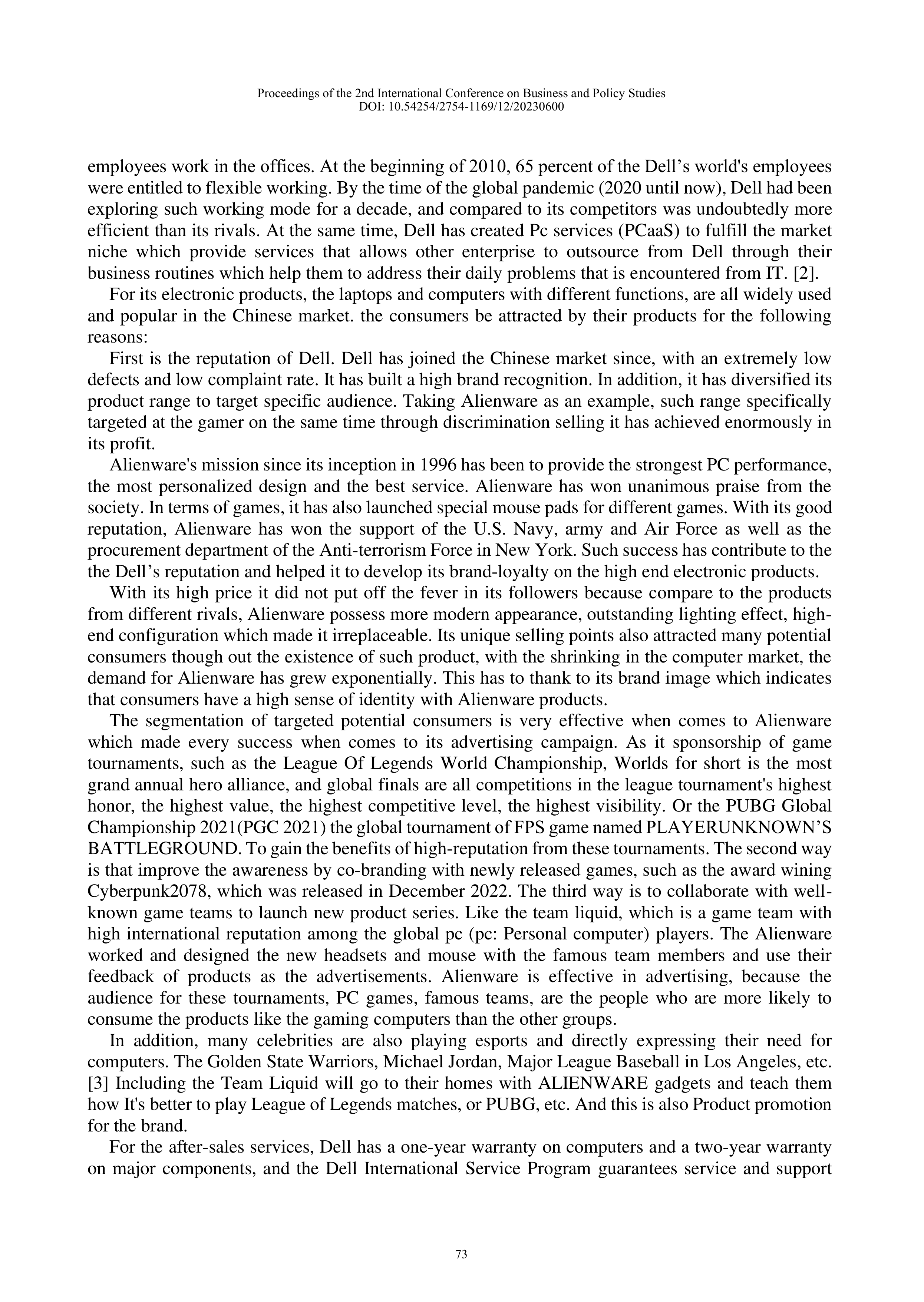 DELL Marketing Strategy — page 2