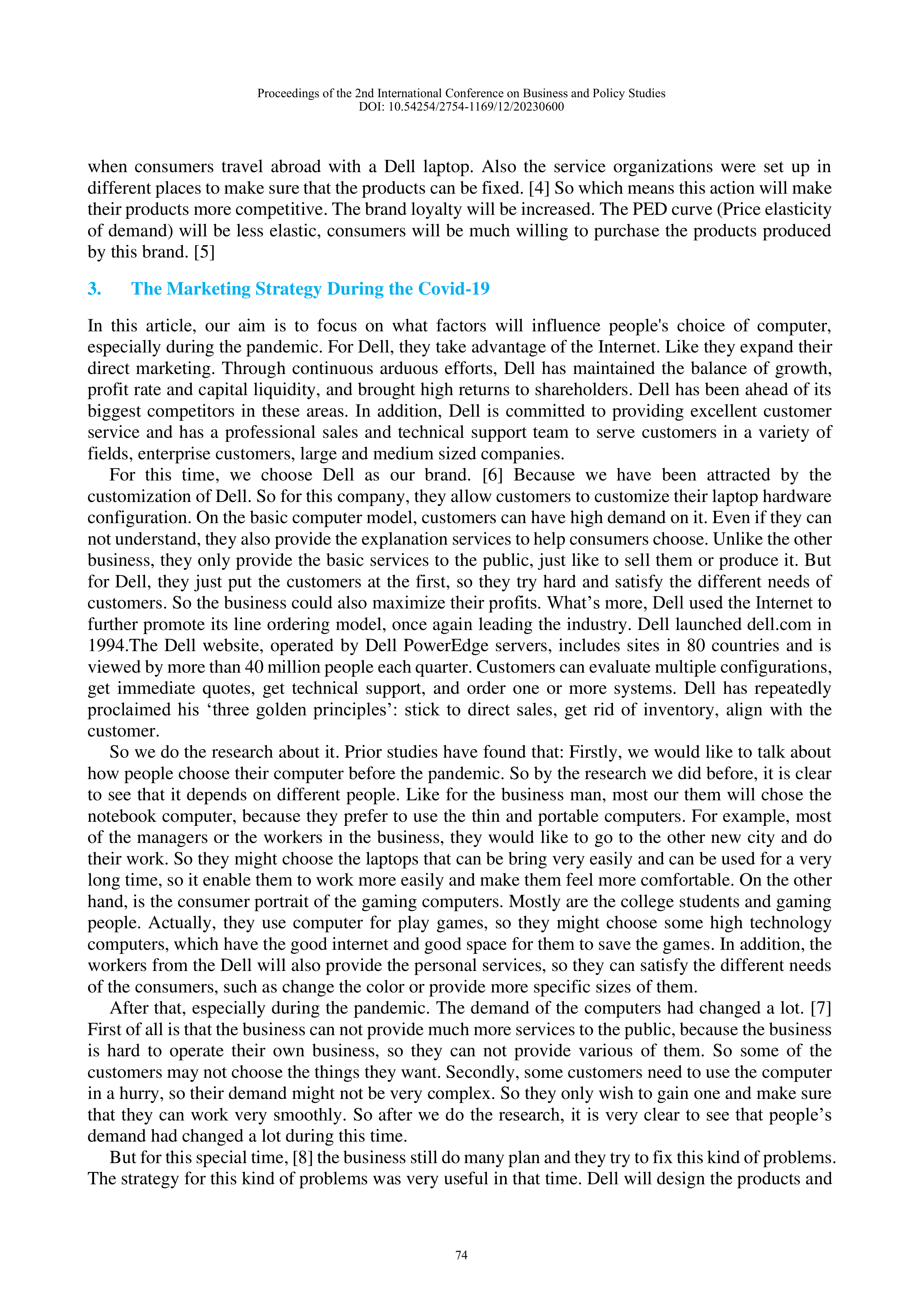 DELL Marketing Strategy — page 3