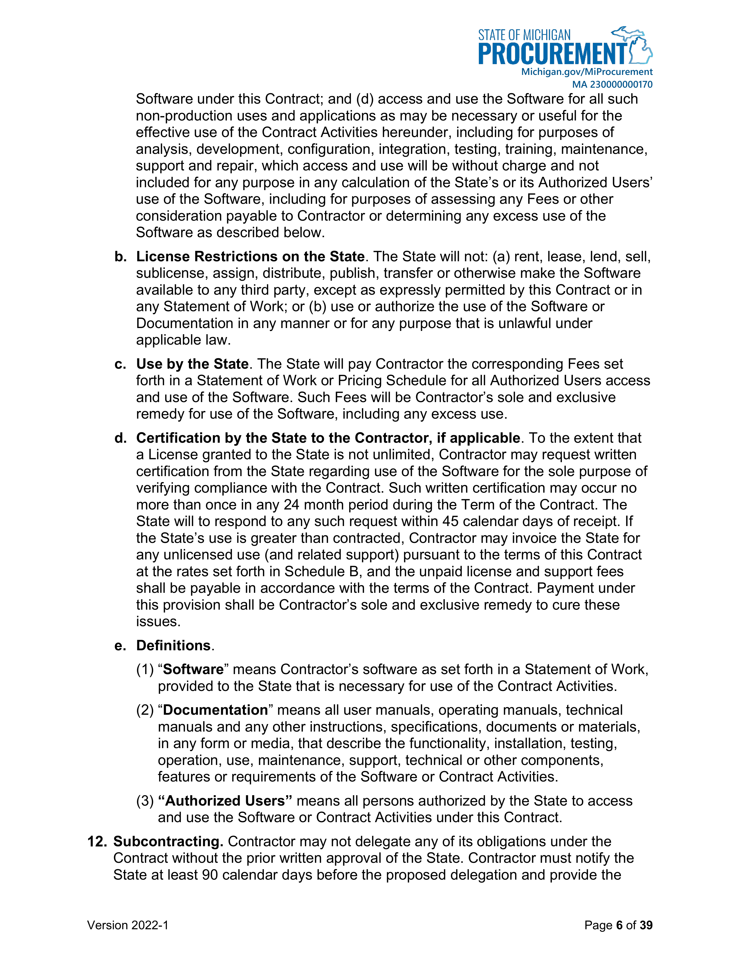 DELOITTE CONTRACT CHANGE NOTICE — page 8