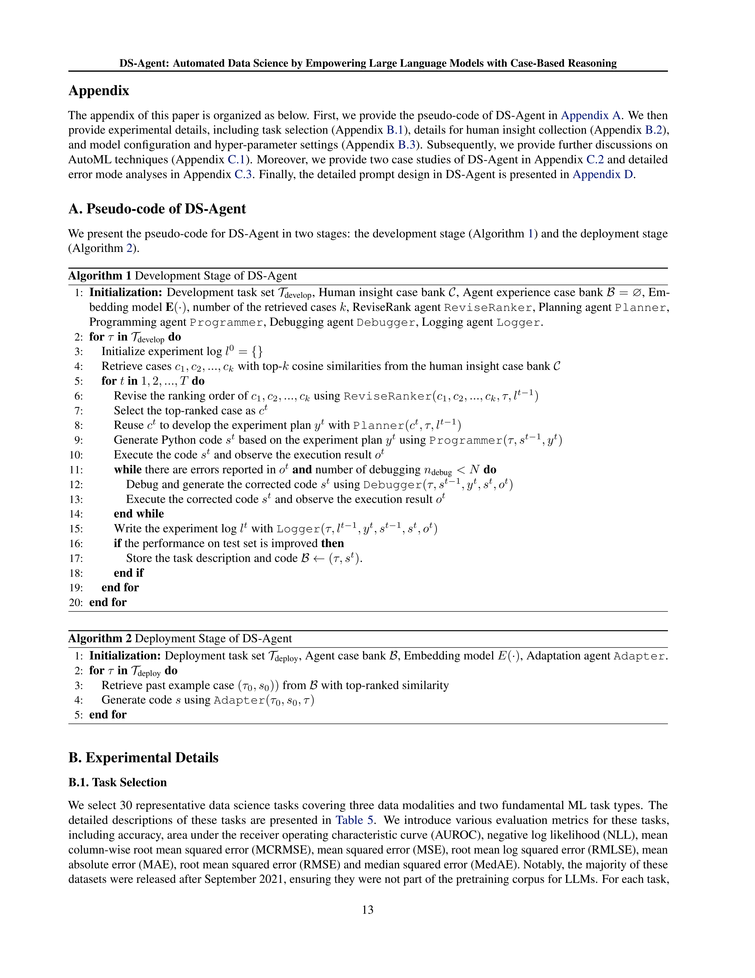 DS Agent for Data Science Automation — page 13