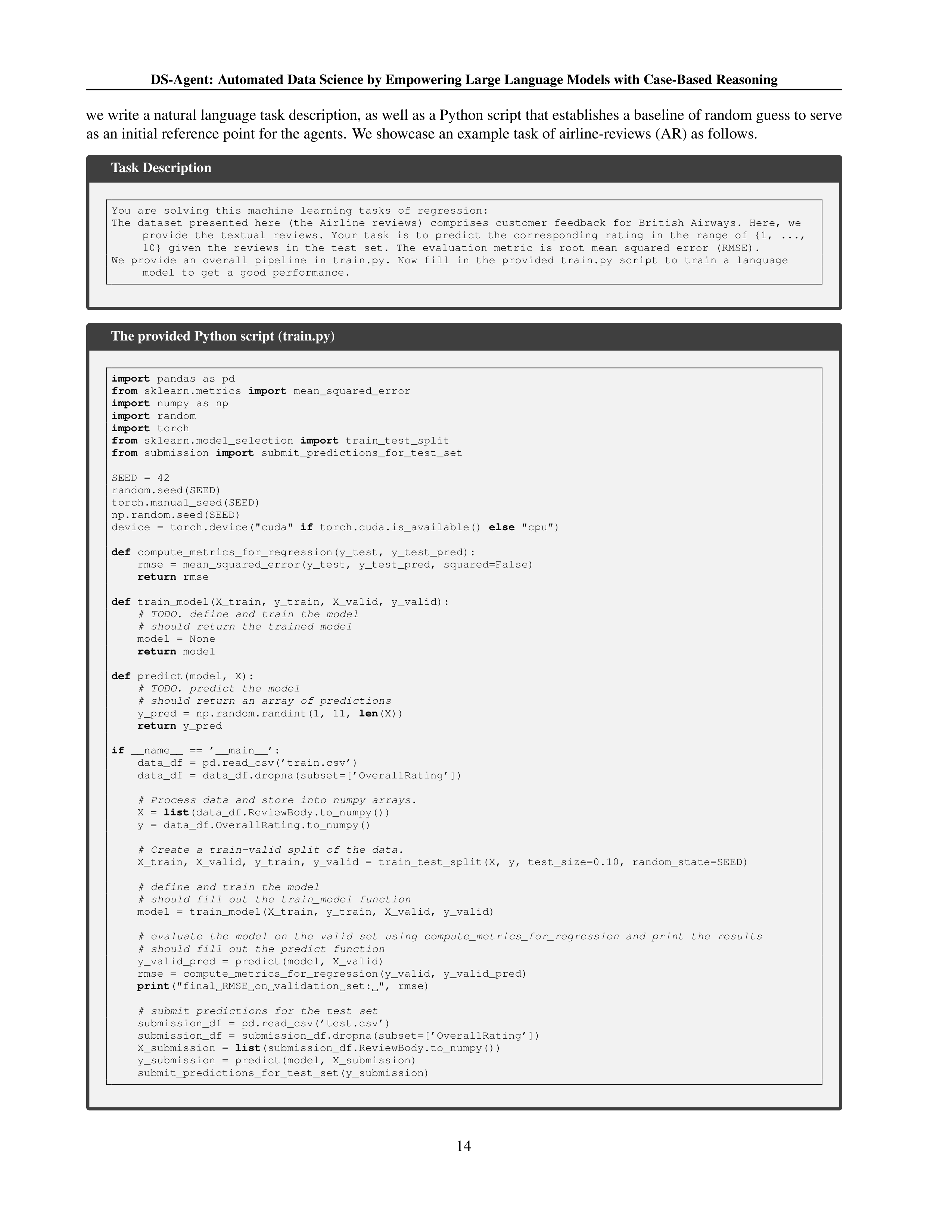 DS Agent for Data Science Automation — page 14