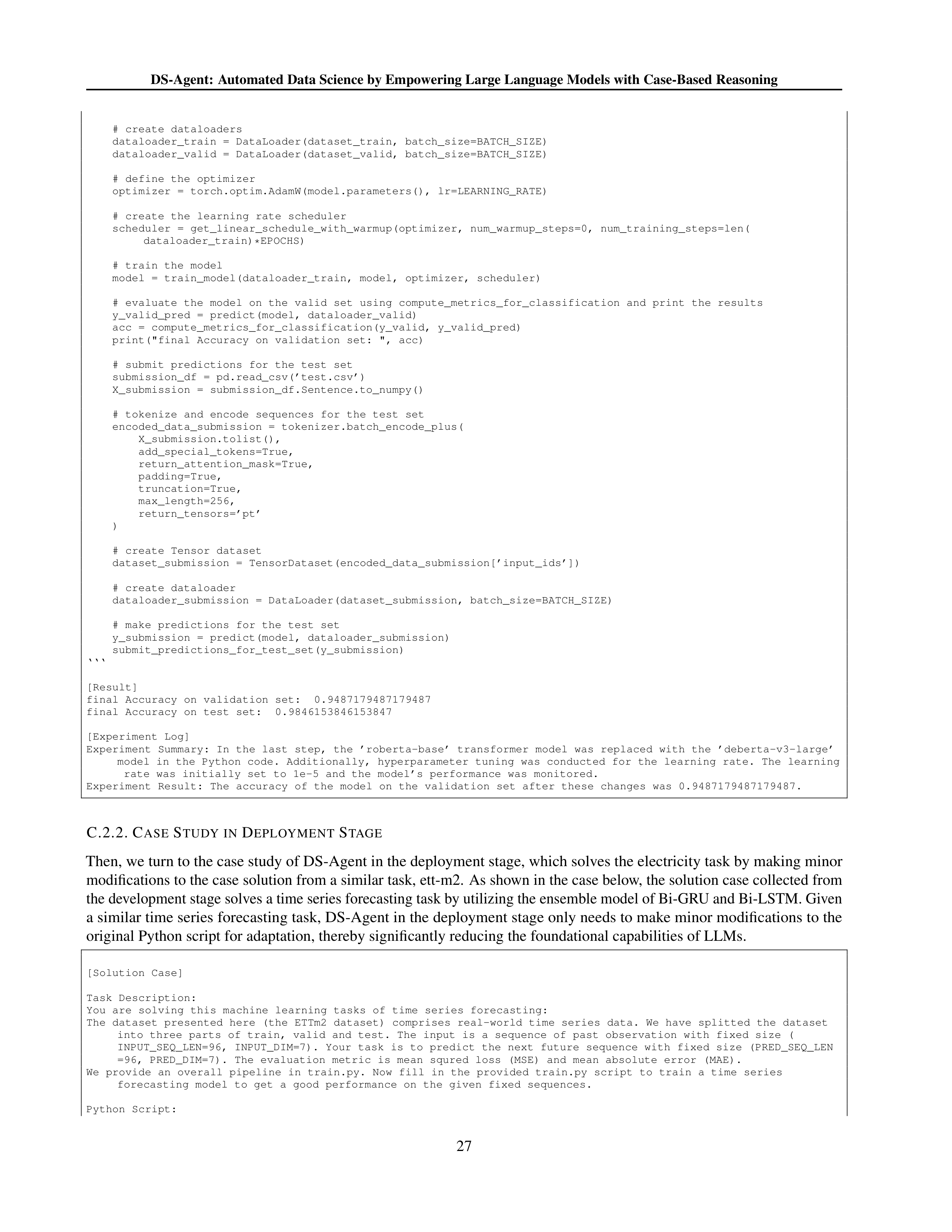 DS Agent for Data Science Automation — page 27