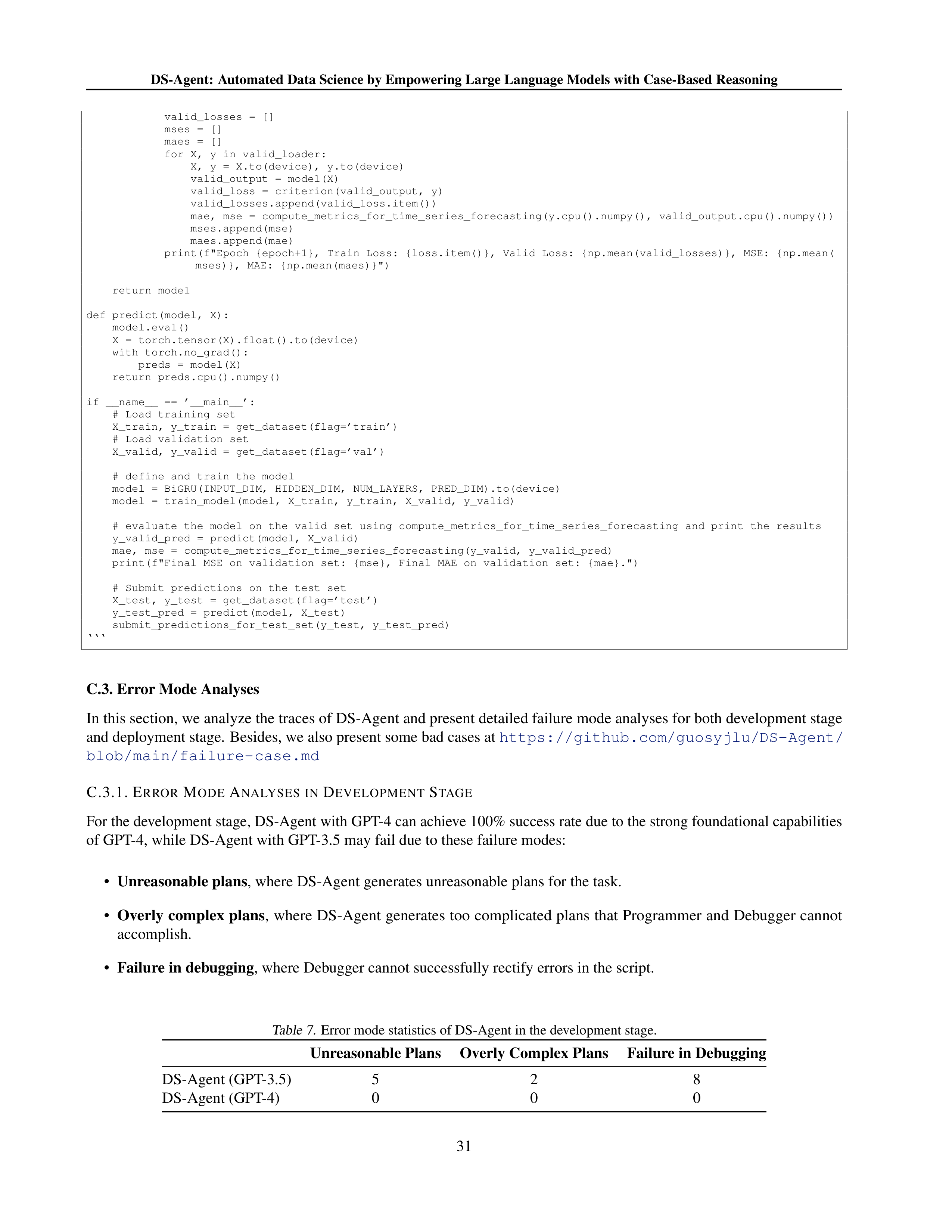 DS Agent for Data Science Automation — page 31