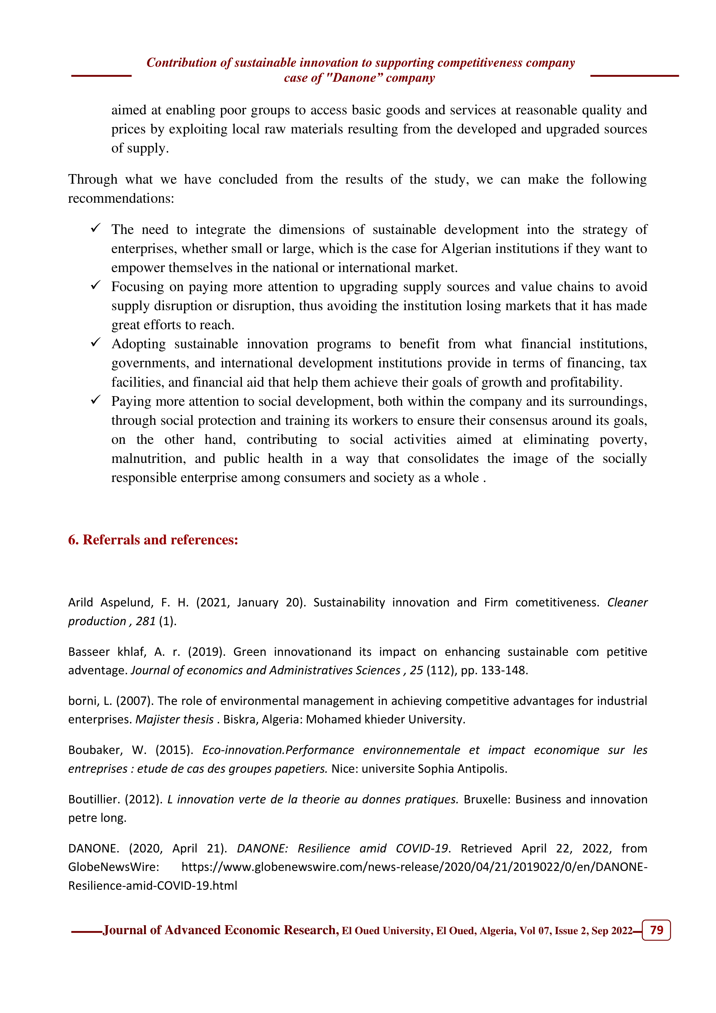 Danone Sustainability Report — page 19