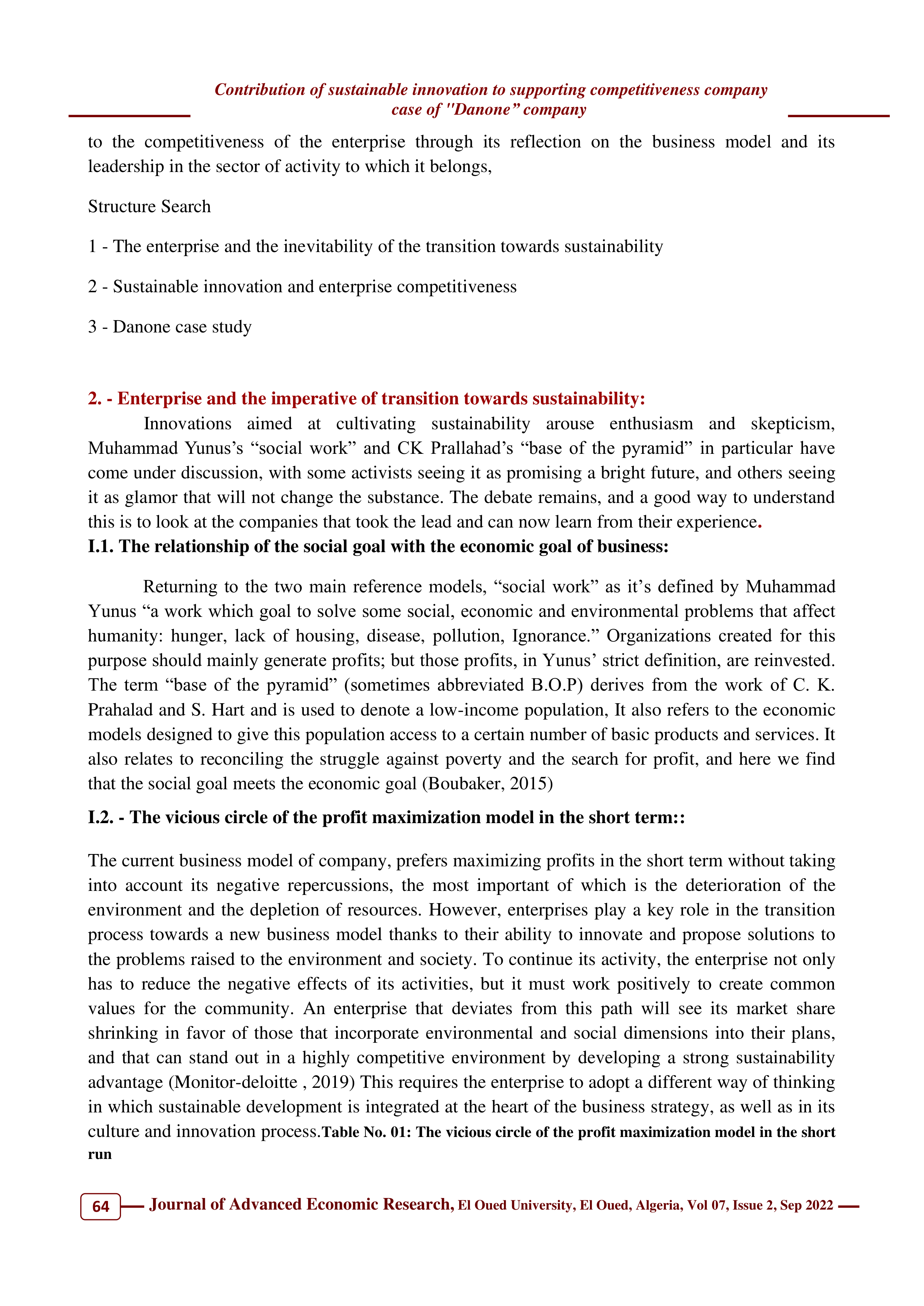 Danone Sustainability Report — page 4