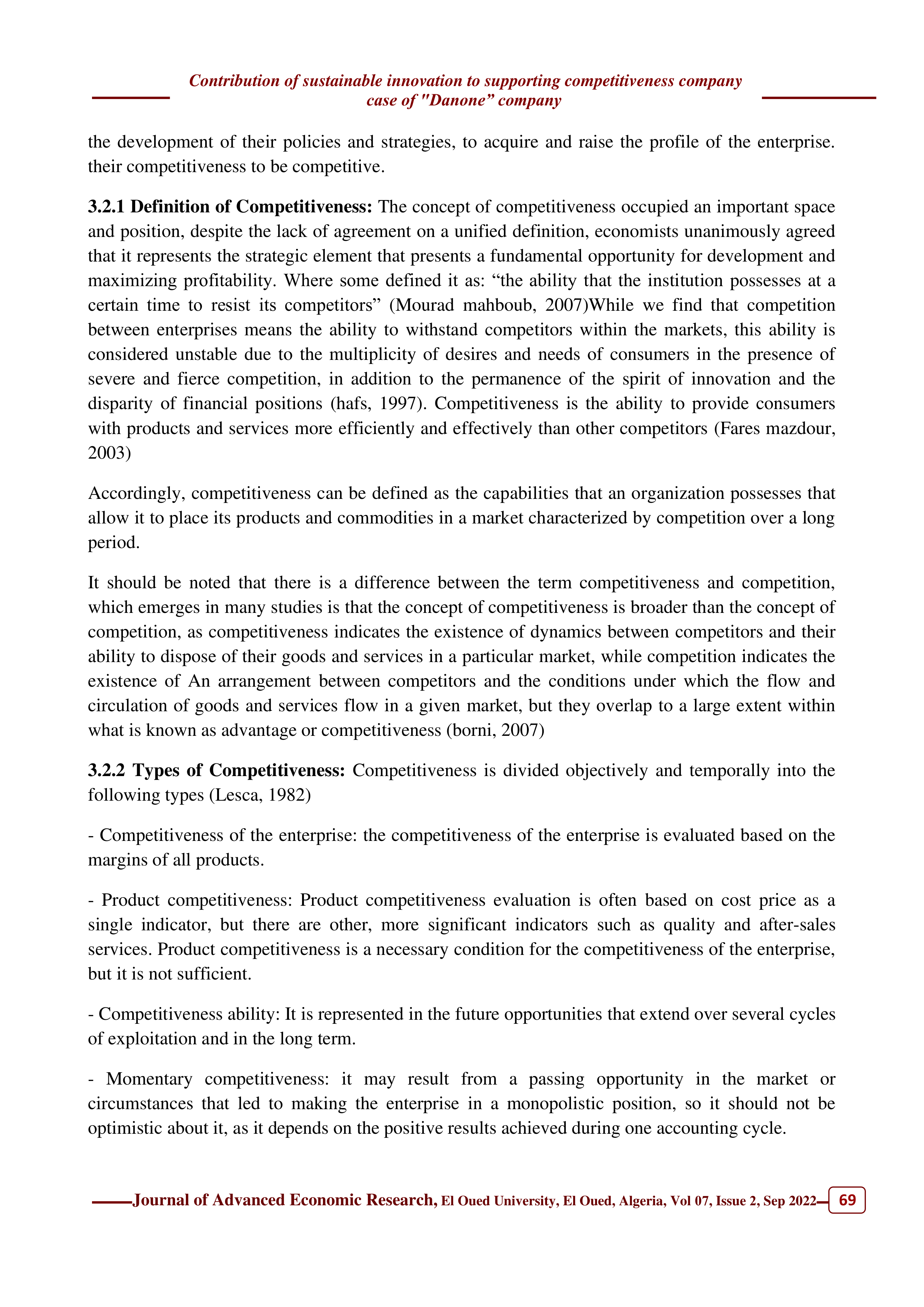 Danone Sustainability Report — page 9
