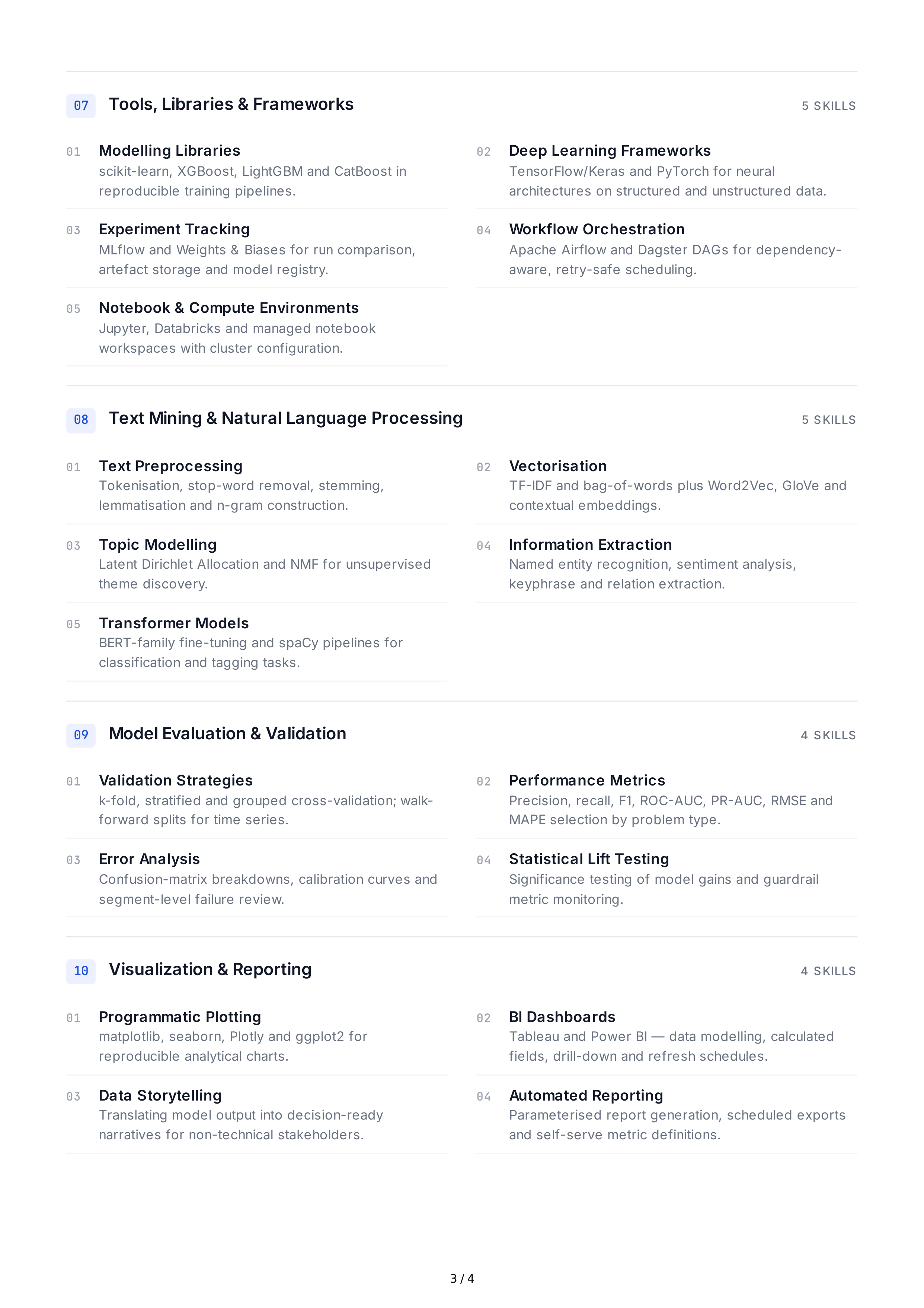 Data Mining Hard Skills — page 3