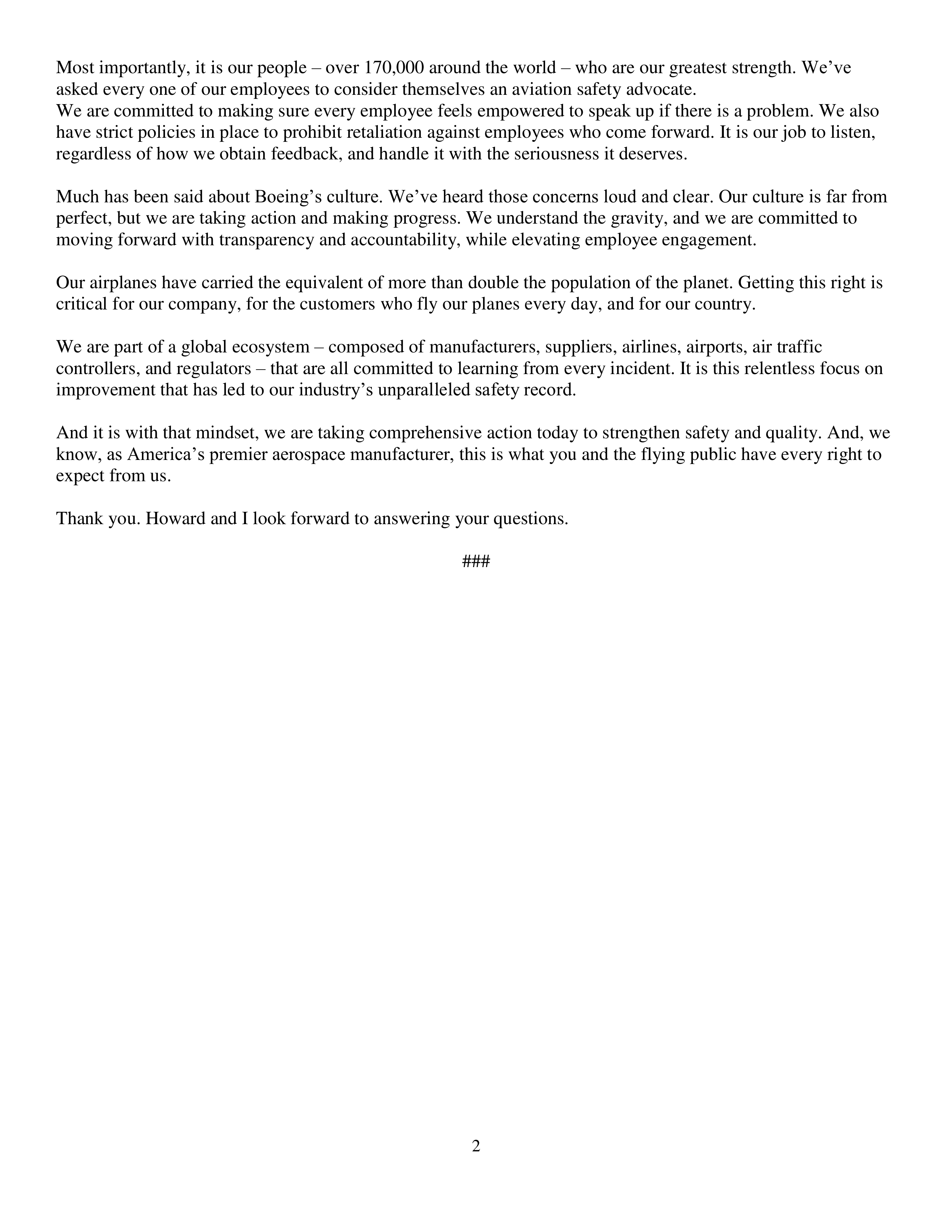 David Calhoun Opening Statement — page 2