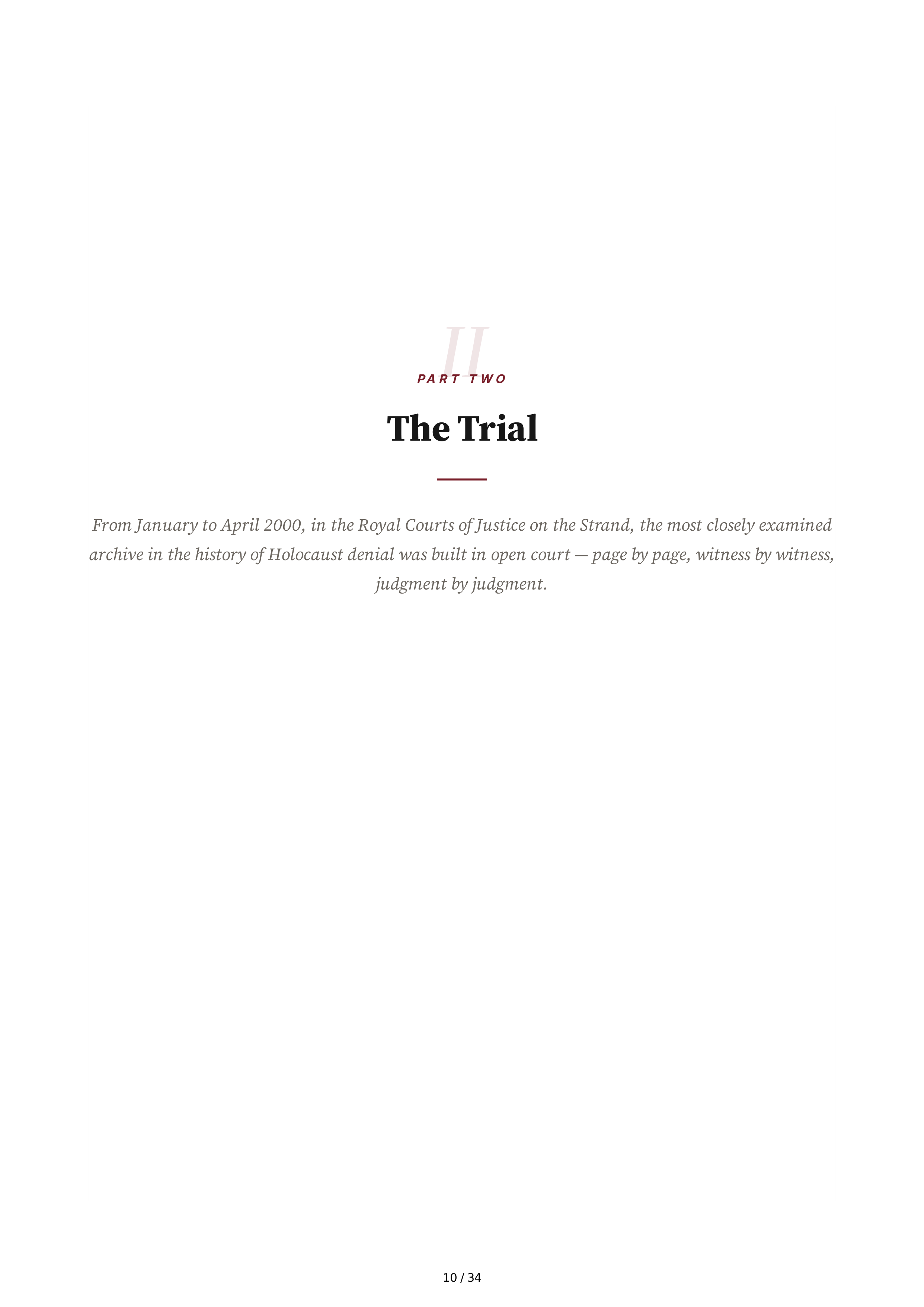 Deborah Lipstadt History on Trial My Day in Court with a Holocaust Denier Biography — page 10