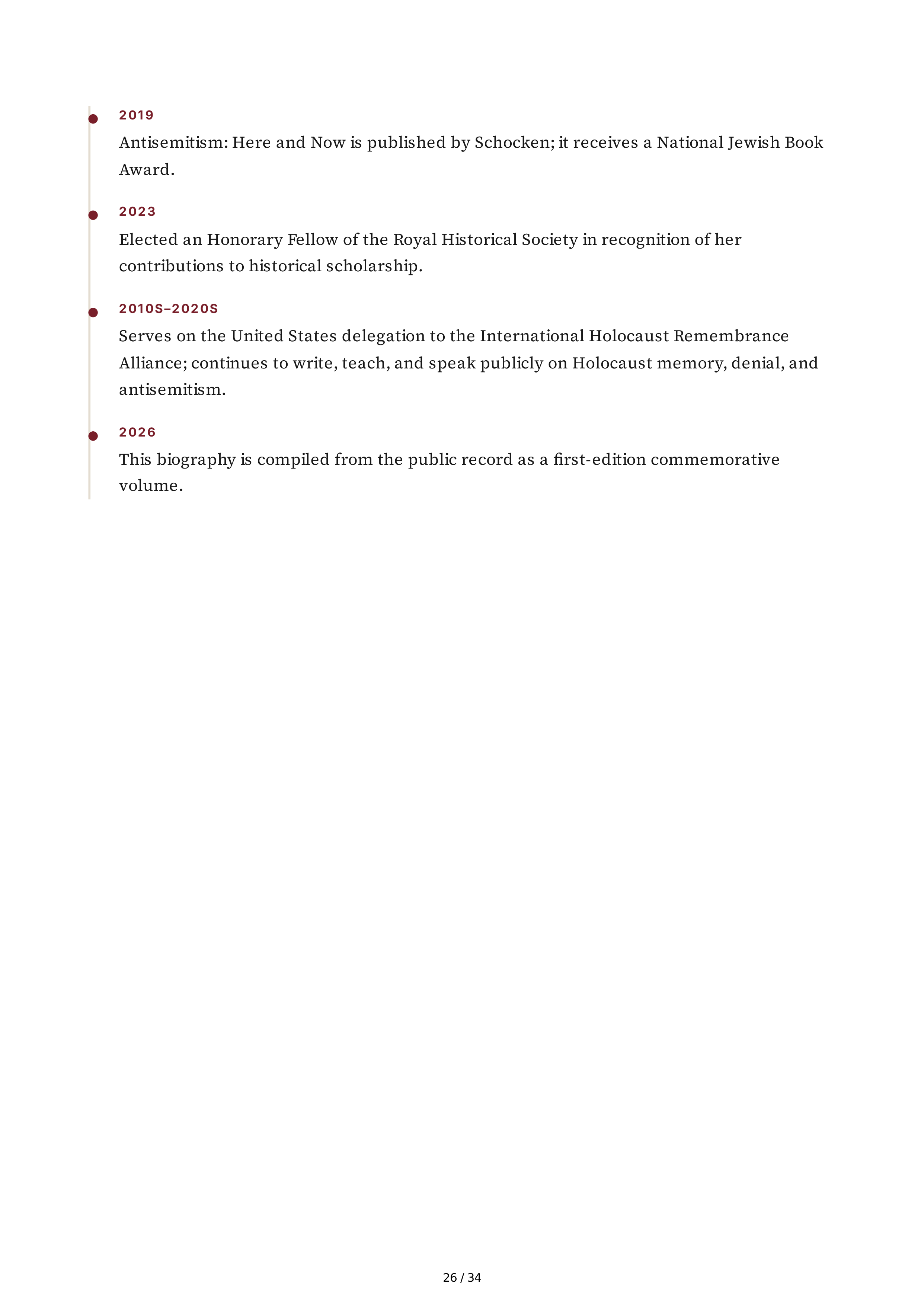 Deborah Lipstadt History on Trial My Day in Court with a Holocaust Denier Biography — page 26
