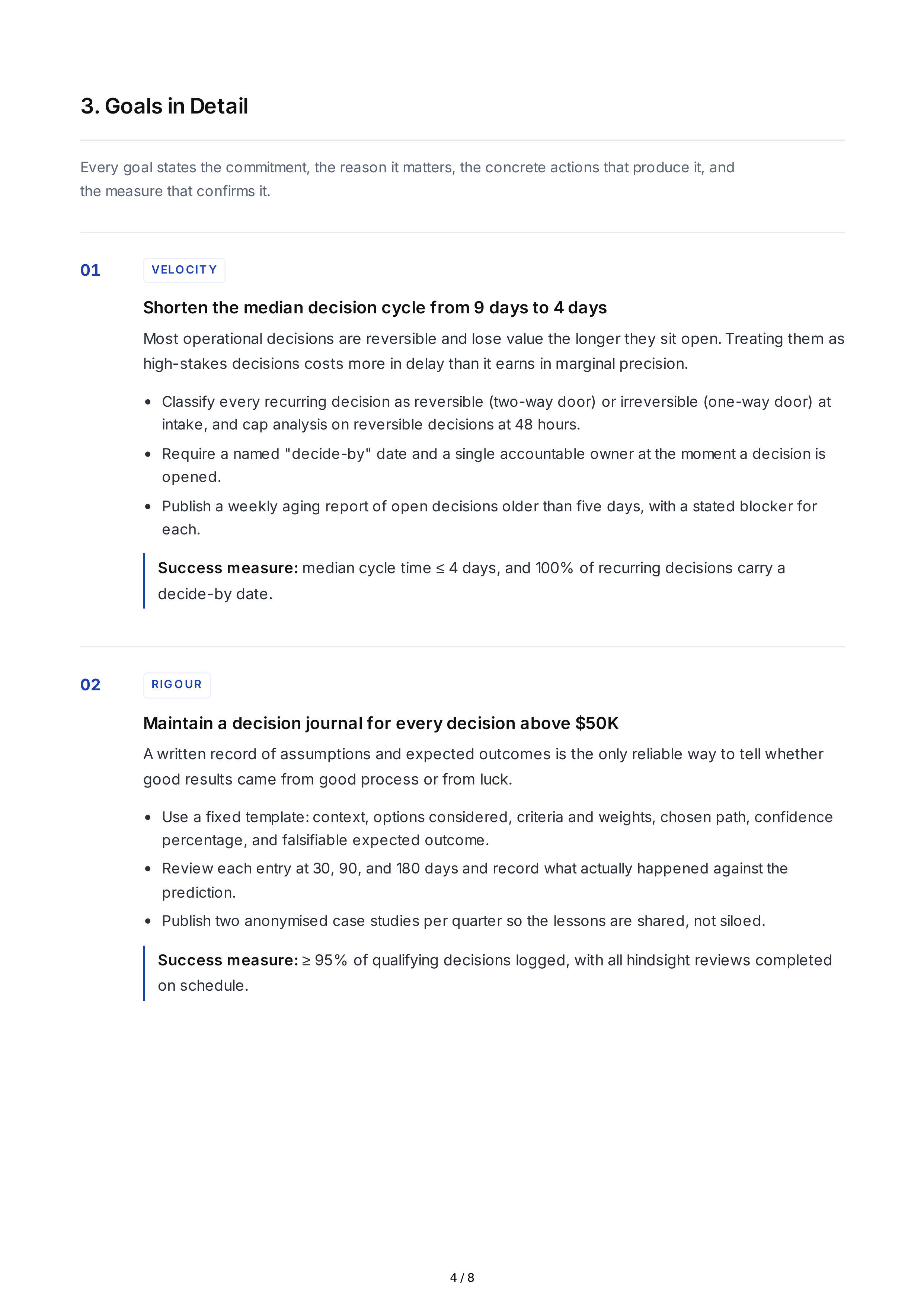 Decision-Making Professional Goals — page 4