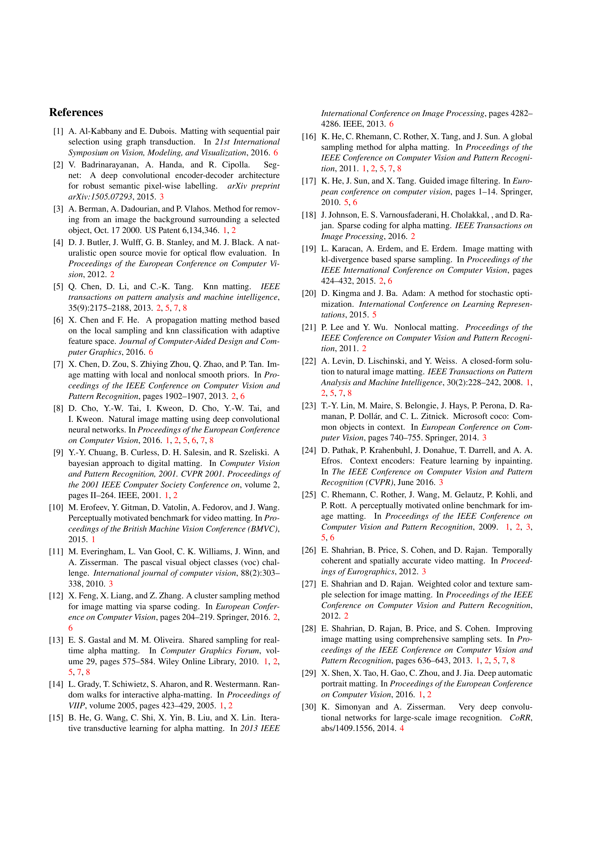 Deep Image Matting Research Paper by Adobe Research — page 9
