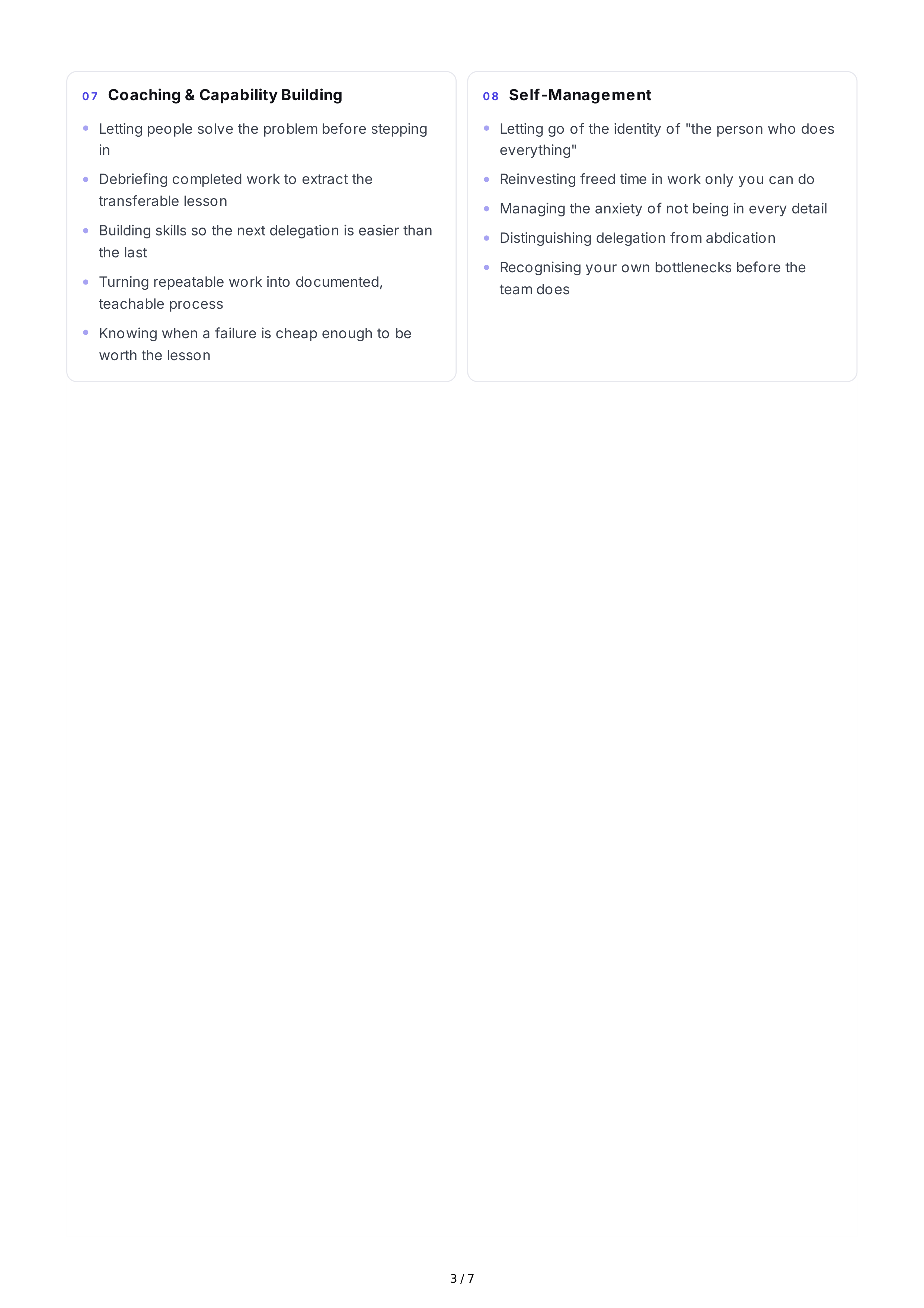 Delegation Professional Goals — page 3