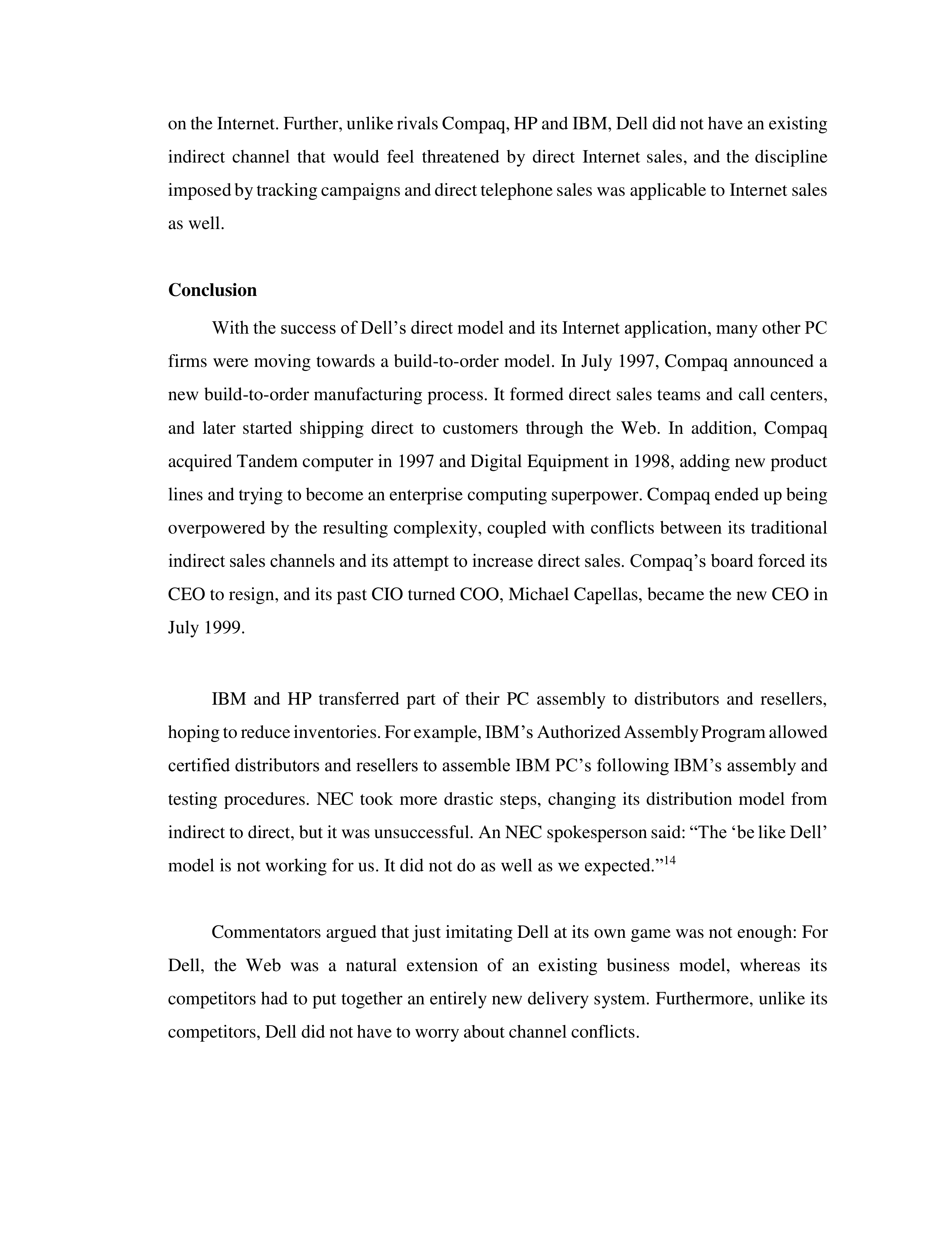 DELL Case Study  — page 9