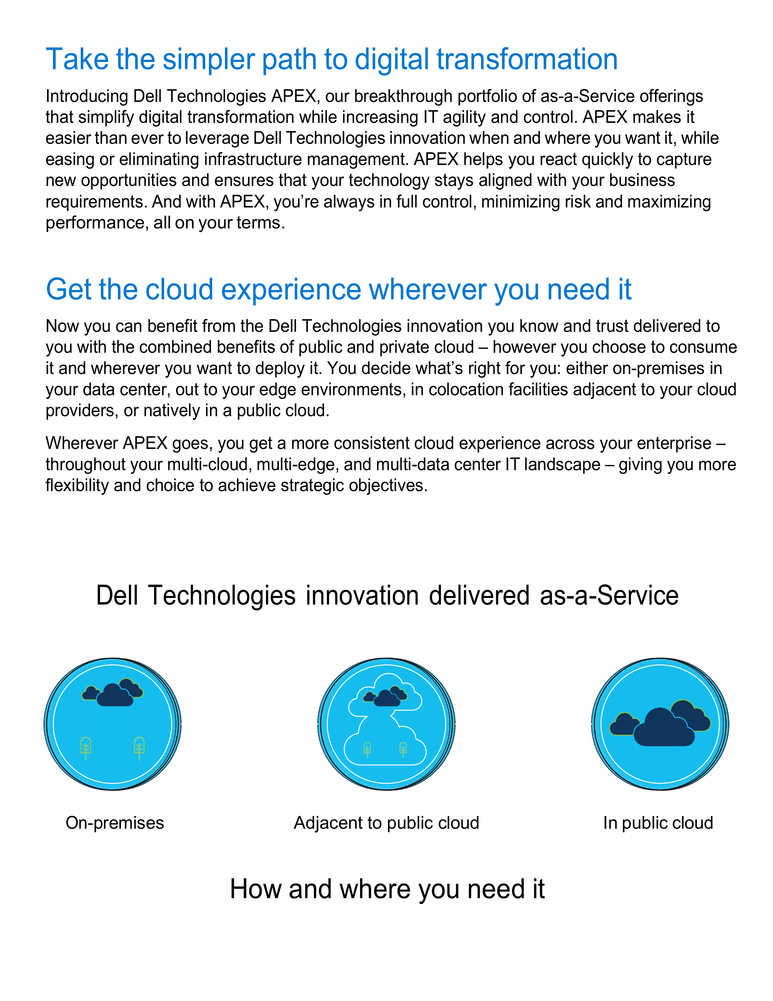 Dell Cloud Services Brochure — page 2