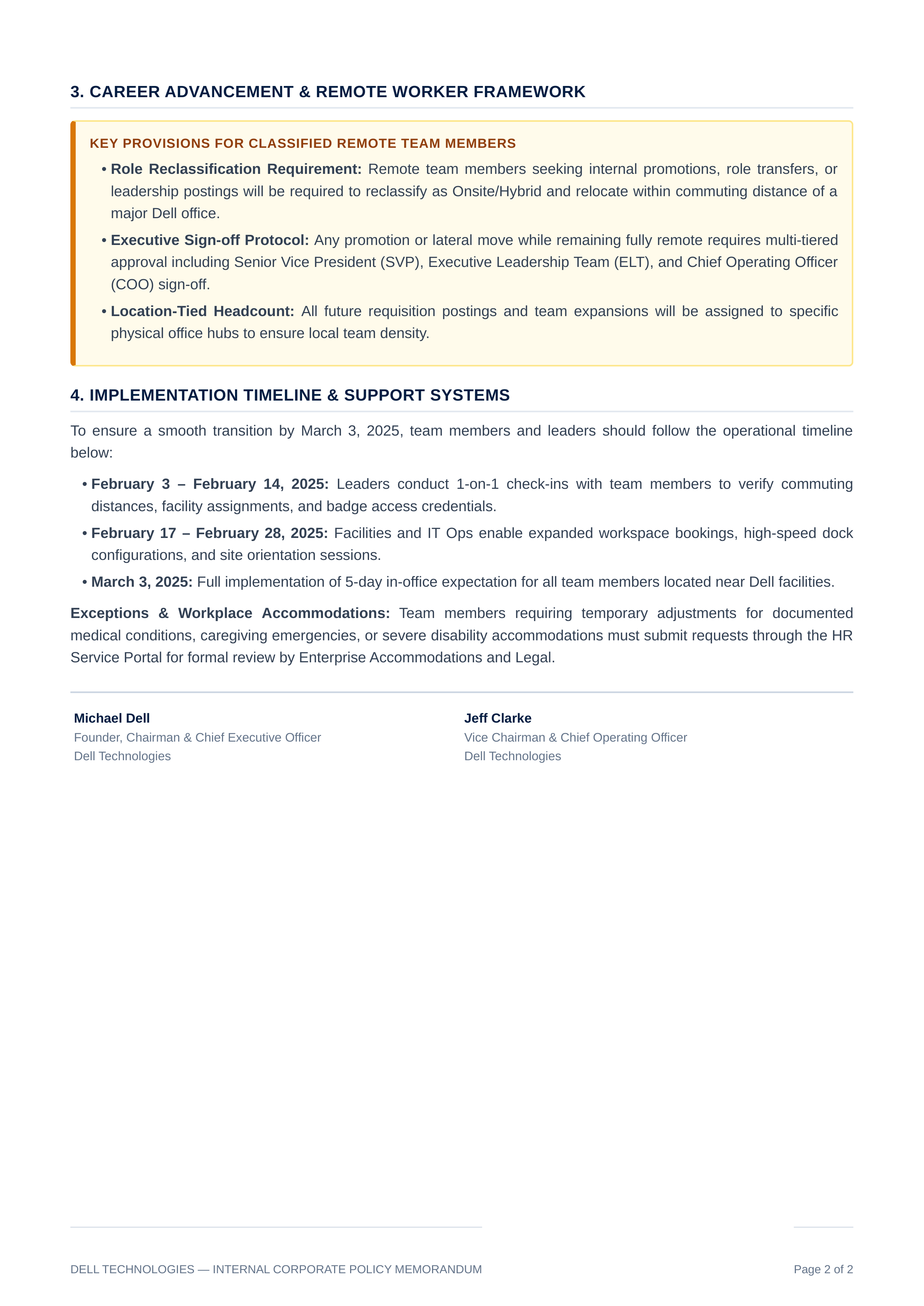 Dell Hybrid Work Memo — page 2