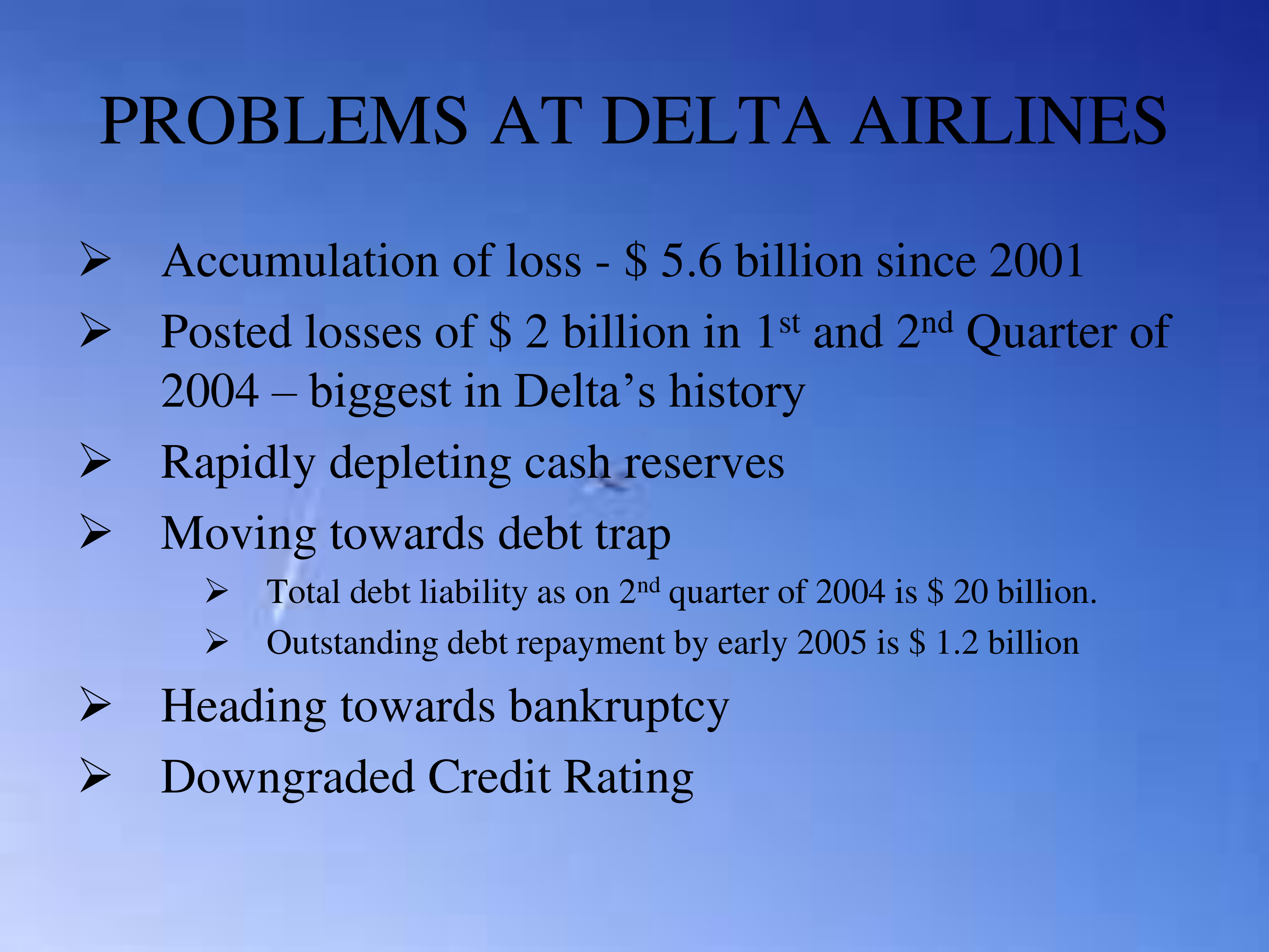 Delta Air Lines Business Problem Statement — page 3