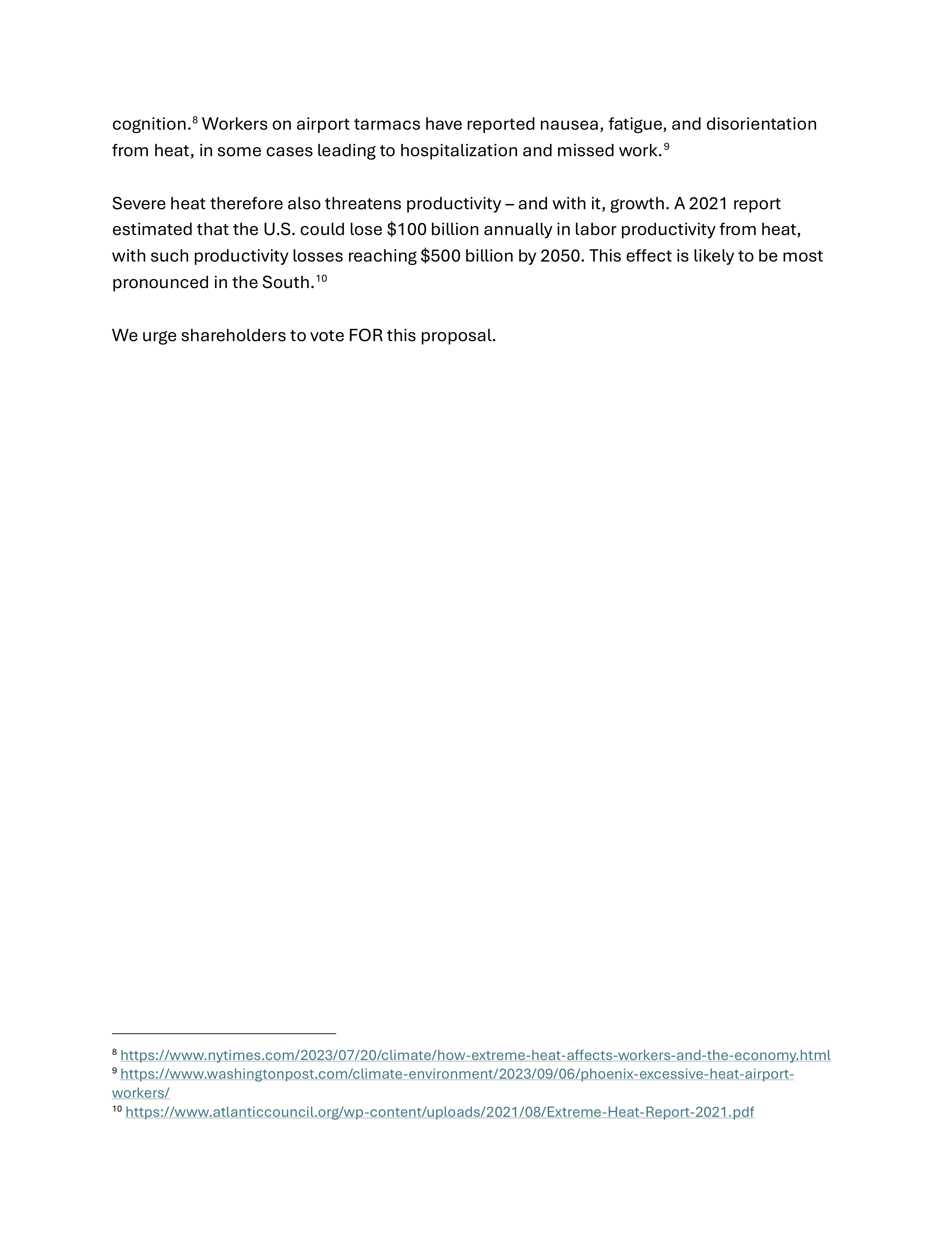 Delta Air Lines proposal  — page 19