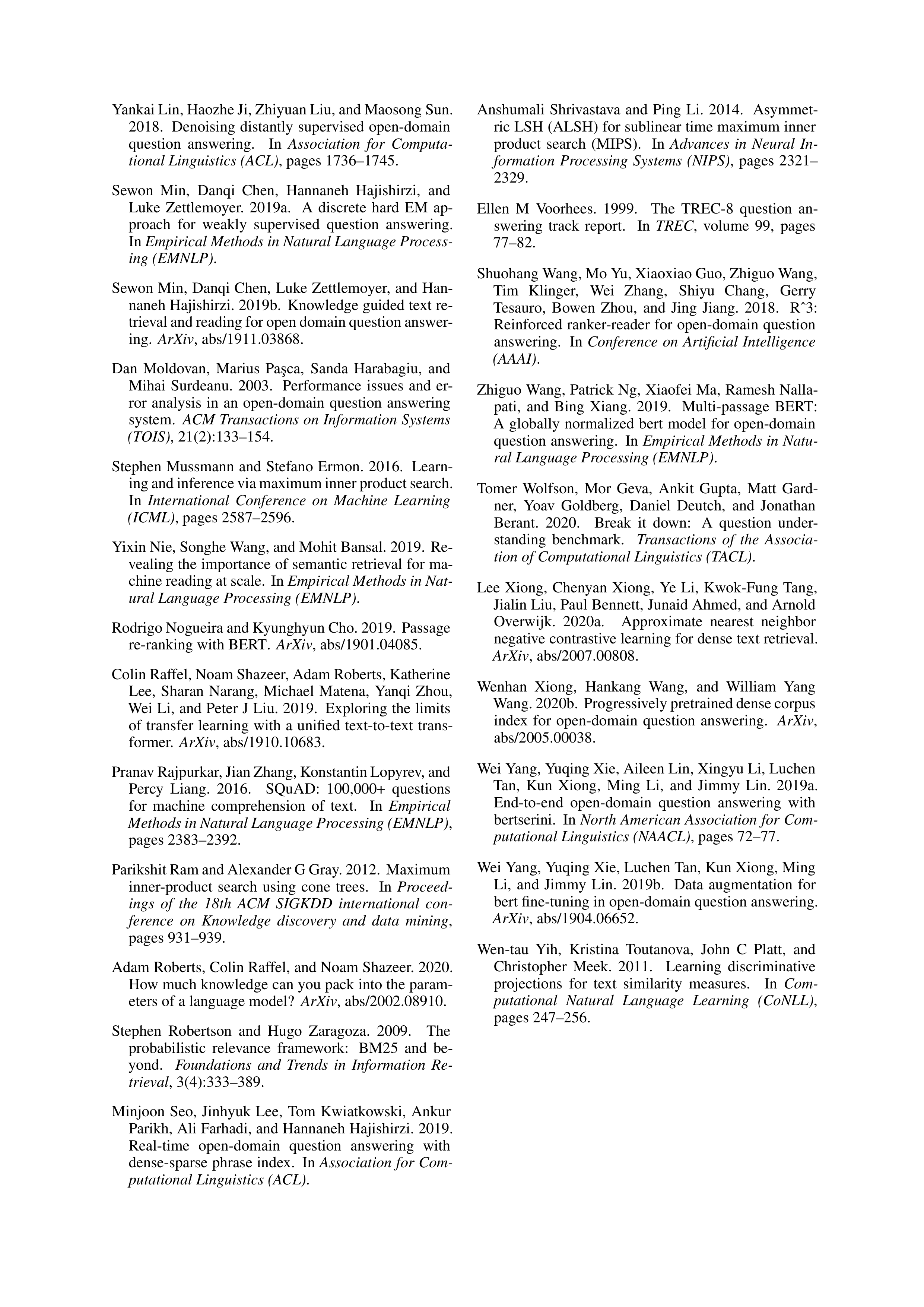 Dense Passage Retrieval Research Paper by Facebook AI — page 11