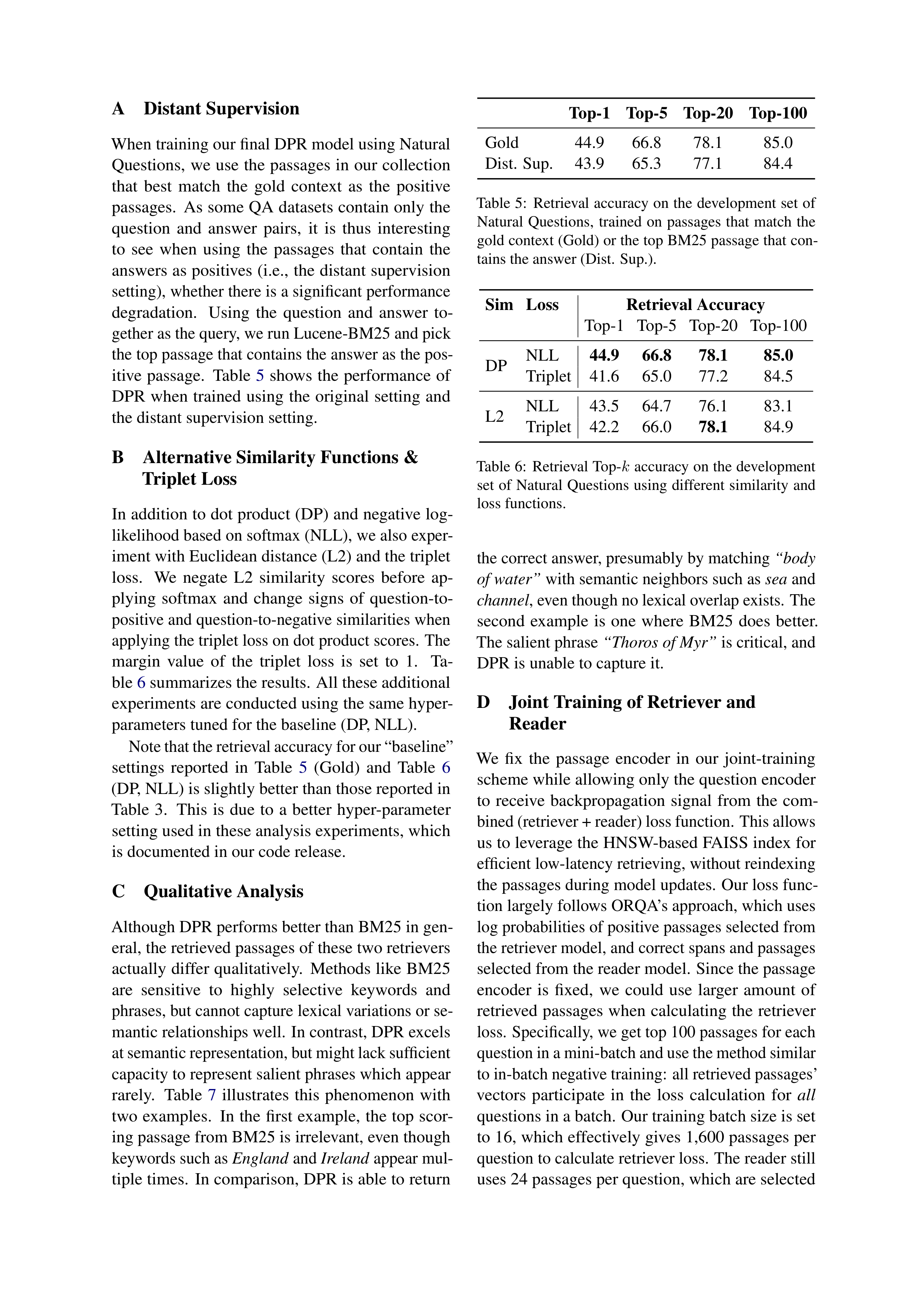 Dense Passage Retrieval Research Paper by Facebook AI — page 12
