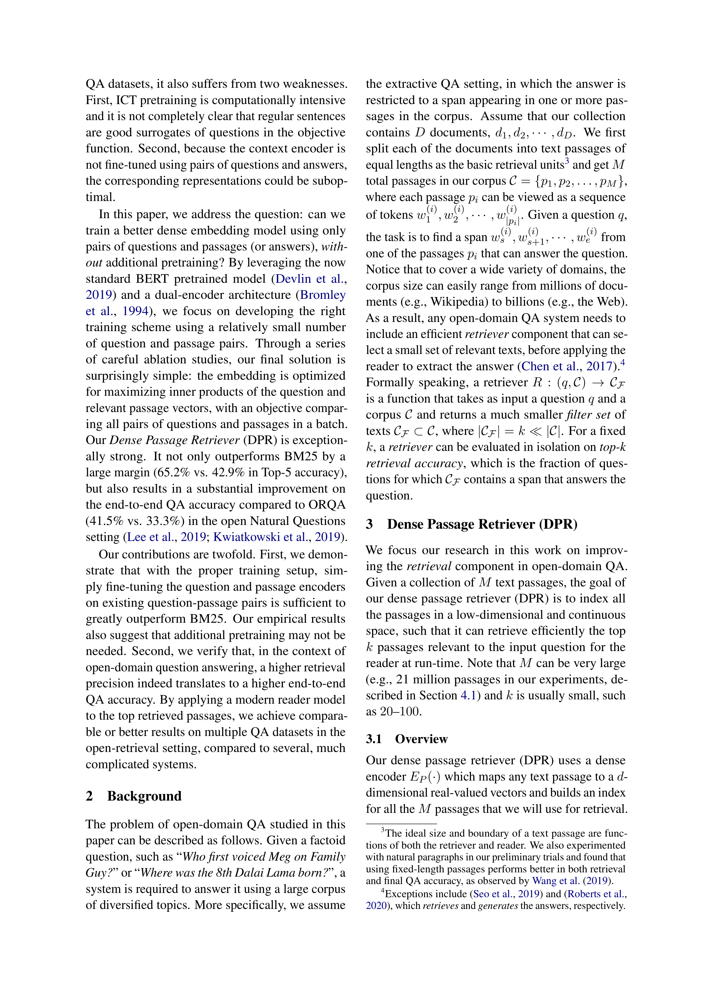 Dense Passage Retrieval Research Paper by Facebook AI — page 2