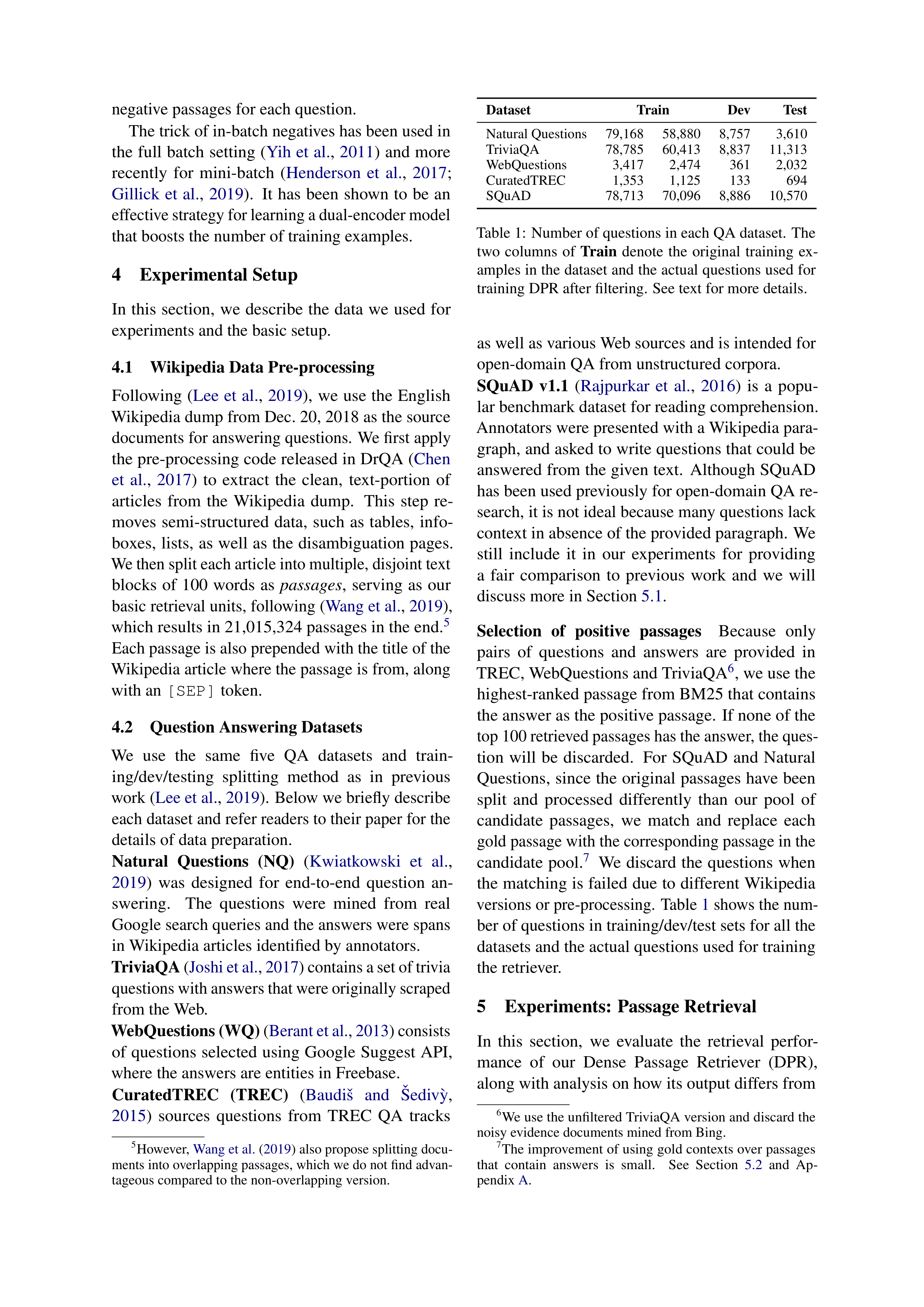 Dense Passage Retrieval Research Paper by Facebook AI — page 4