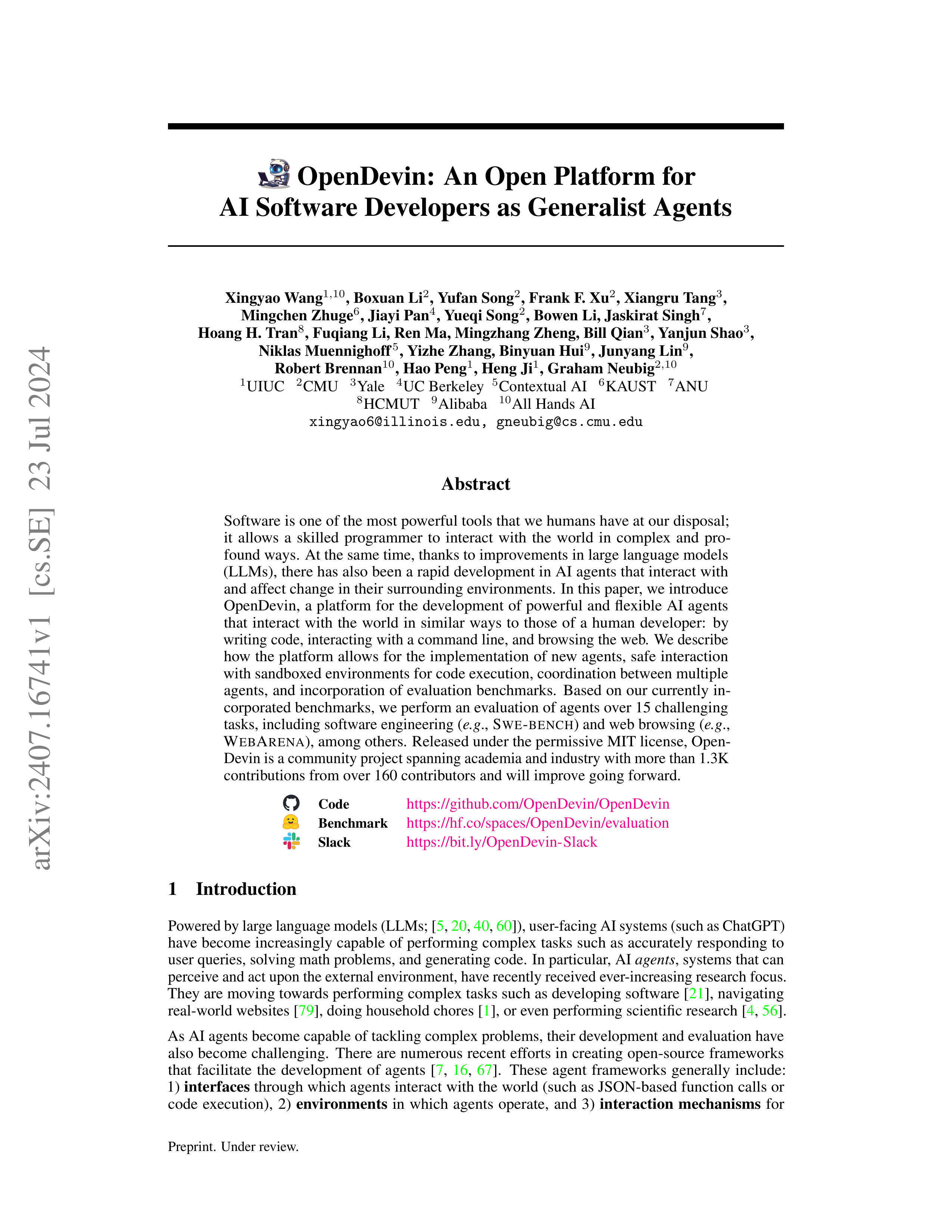Devin AI Agent for Complex Coding Tasks — page 1
