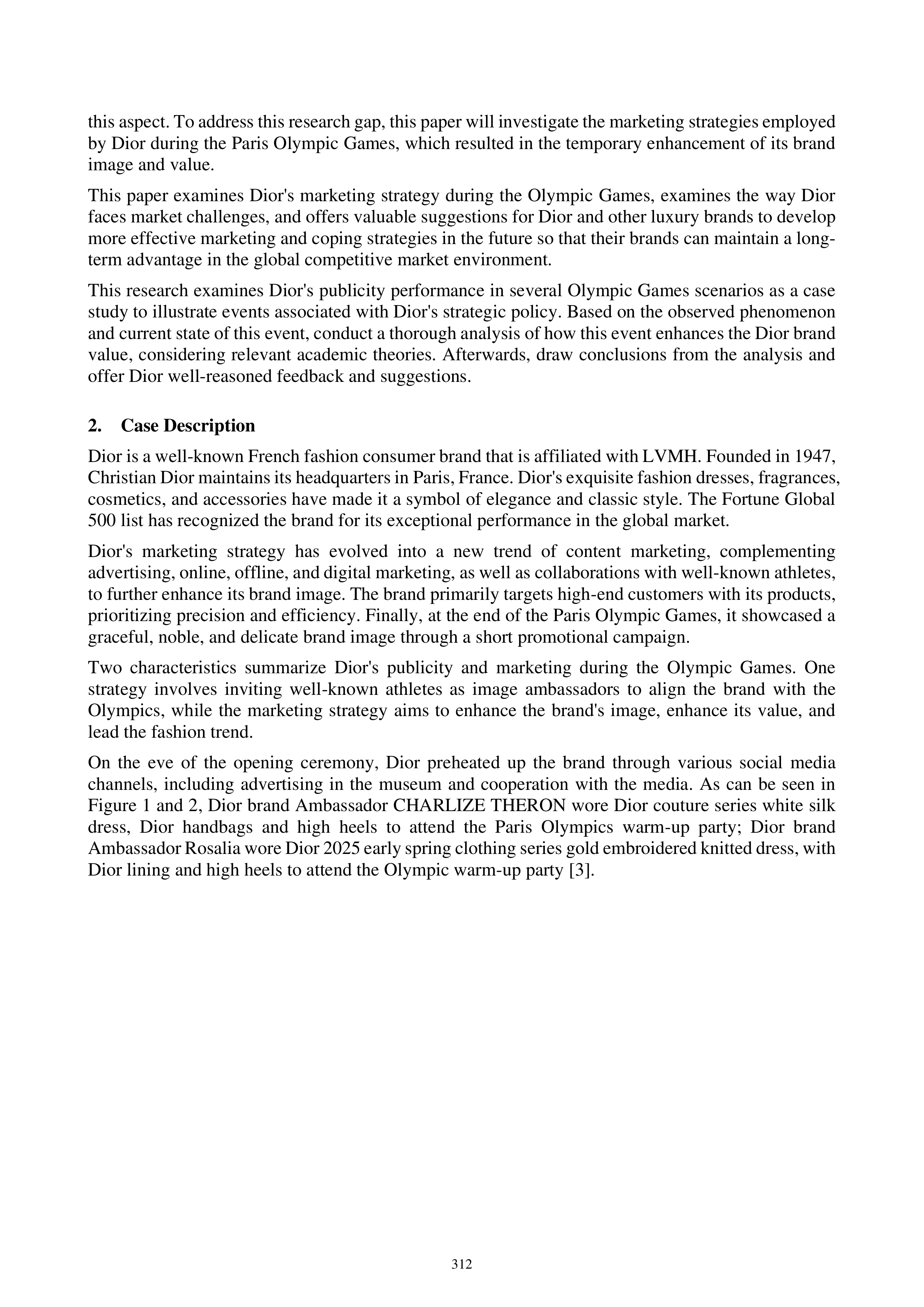 Dior Marketing Strategy — page 2