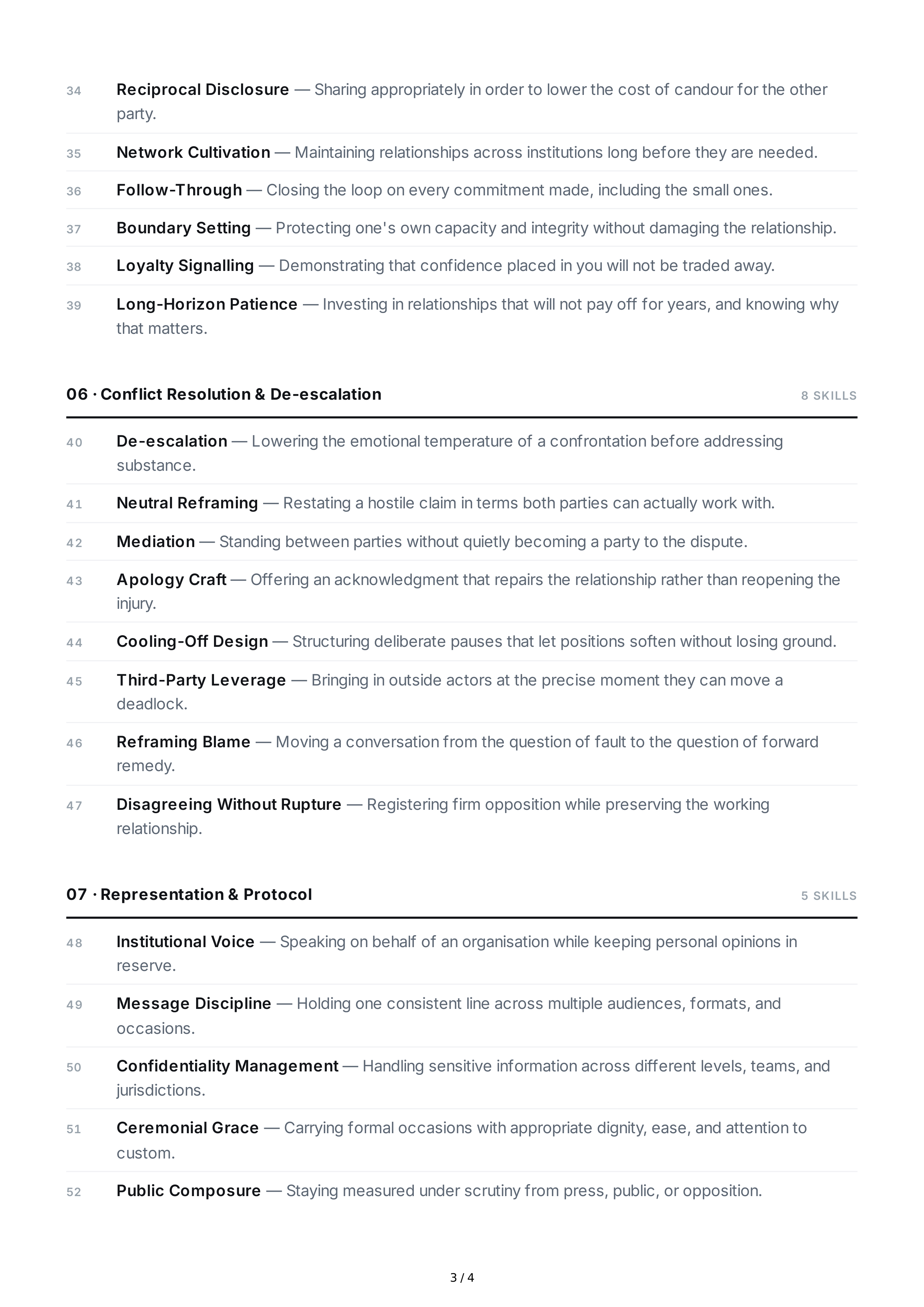 Diplomacy Interpersonal Skills — page 3