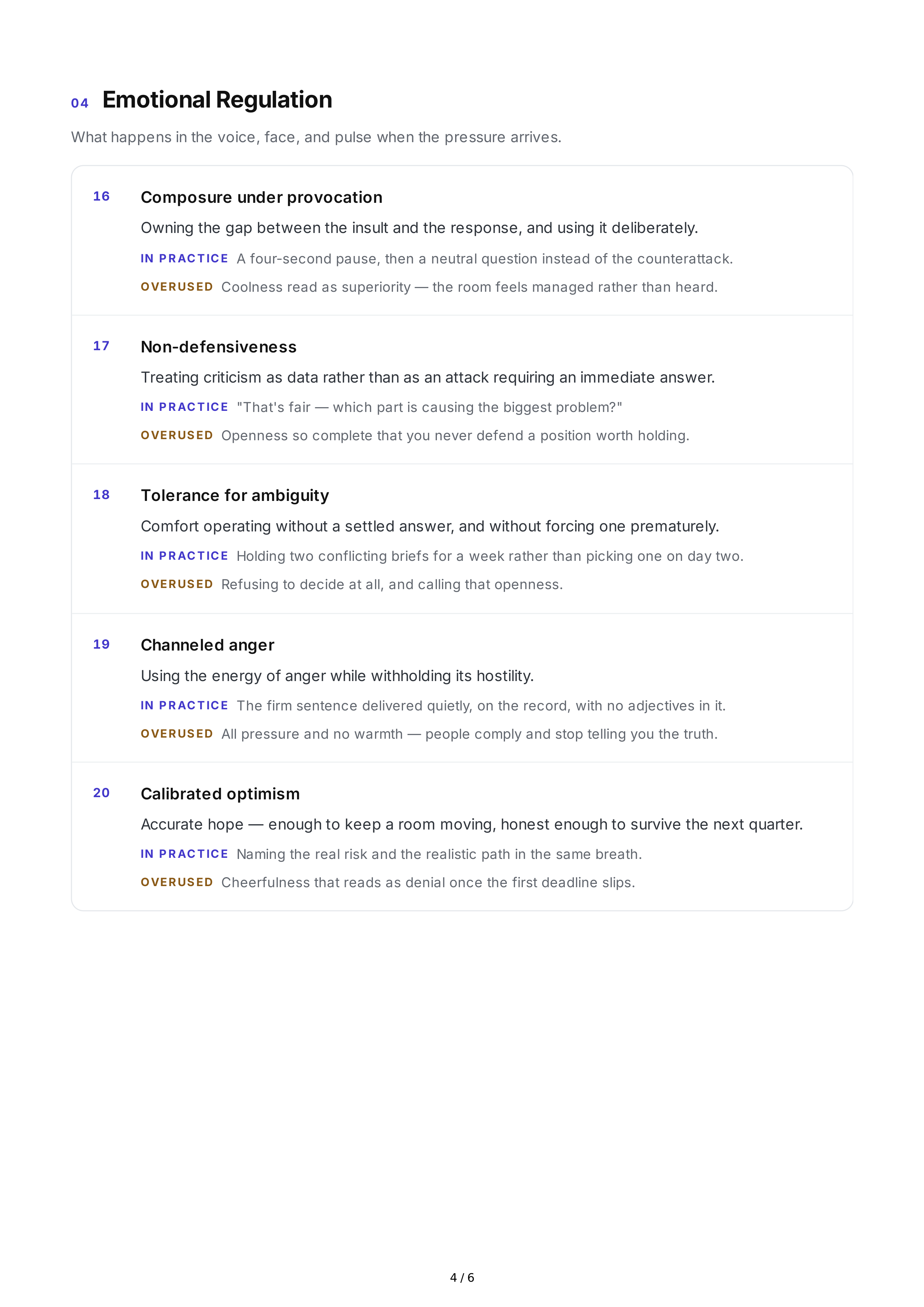 Diplomacy Personality Traits — page 4