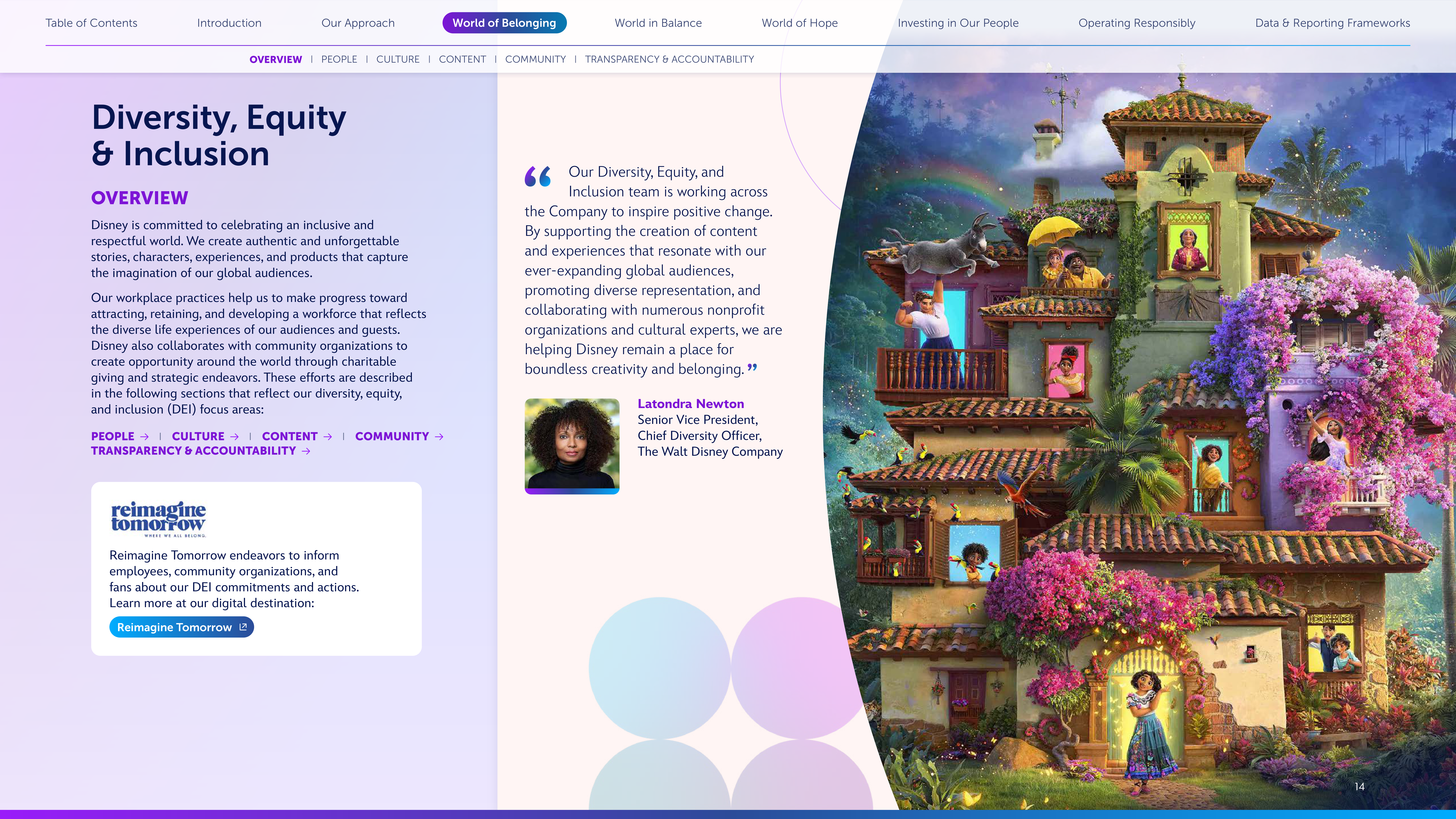 Disney Corporate Social Responsibility Report — page 14