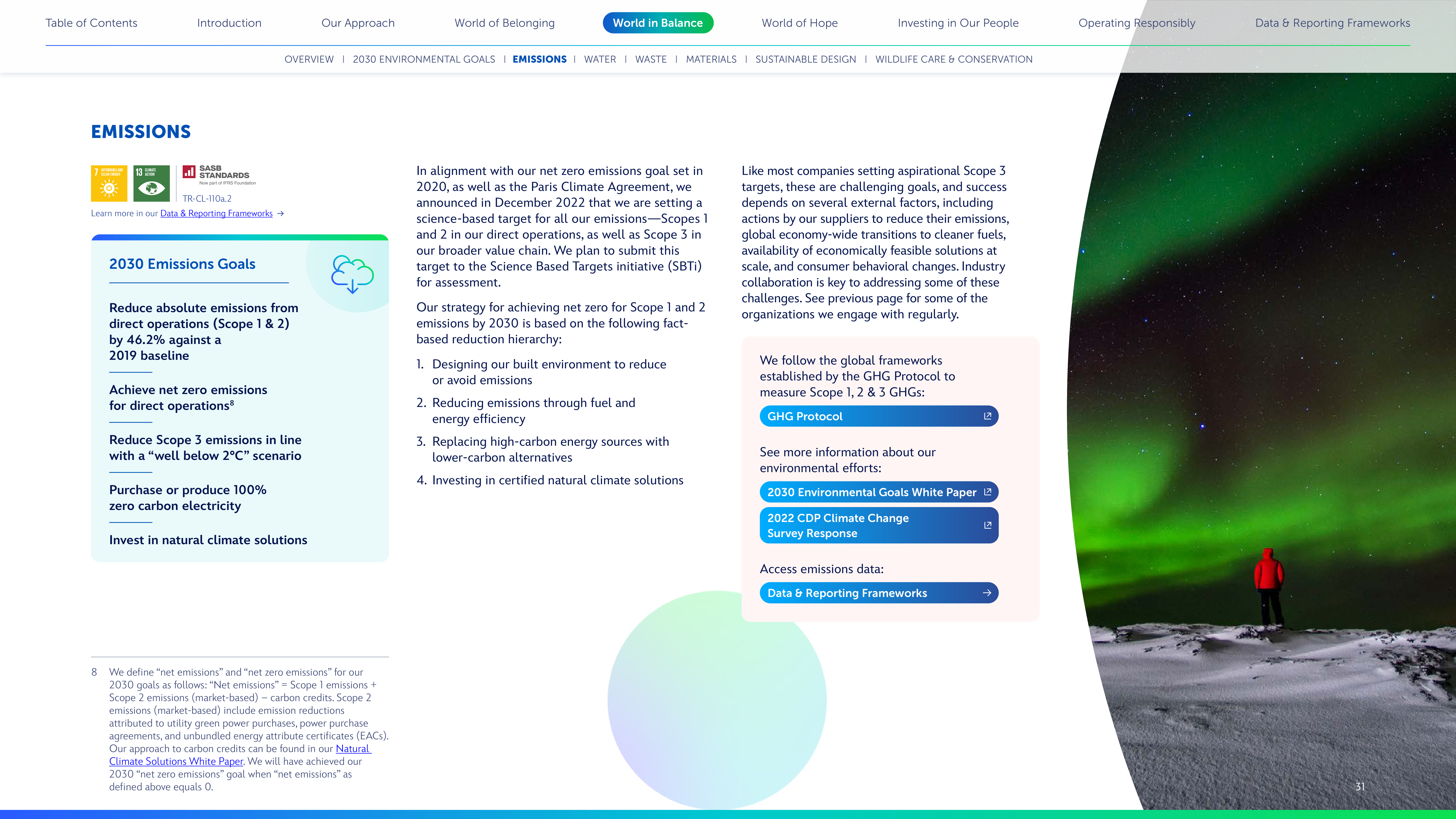 Disney Corporate Social Responsibility Report — page 31