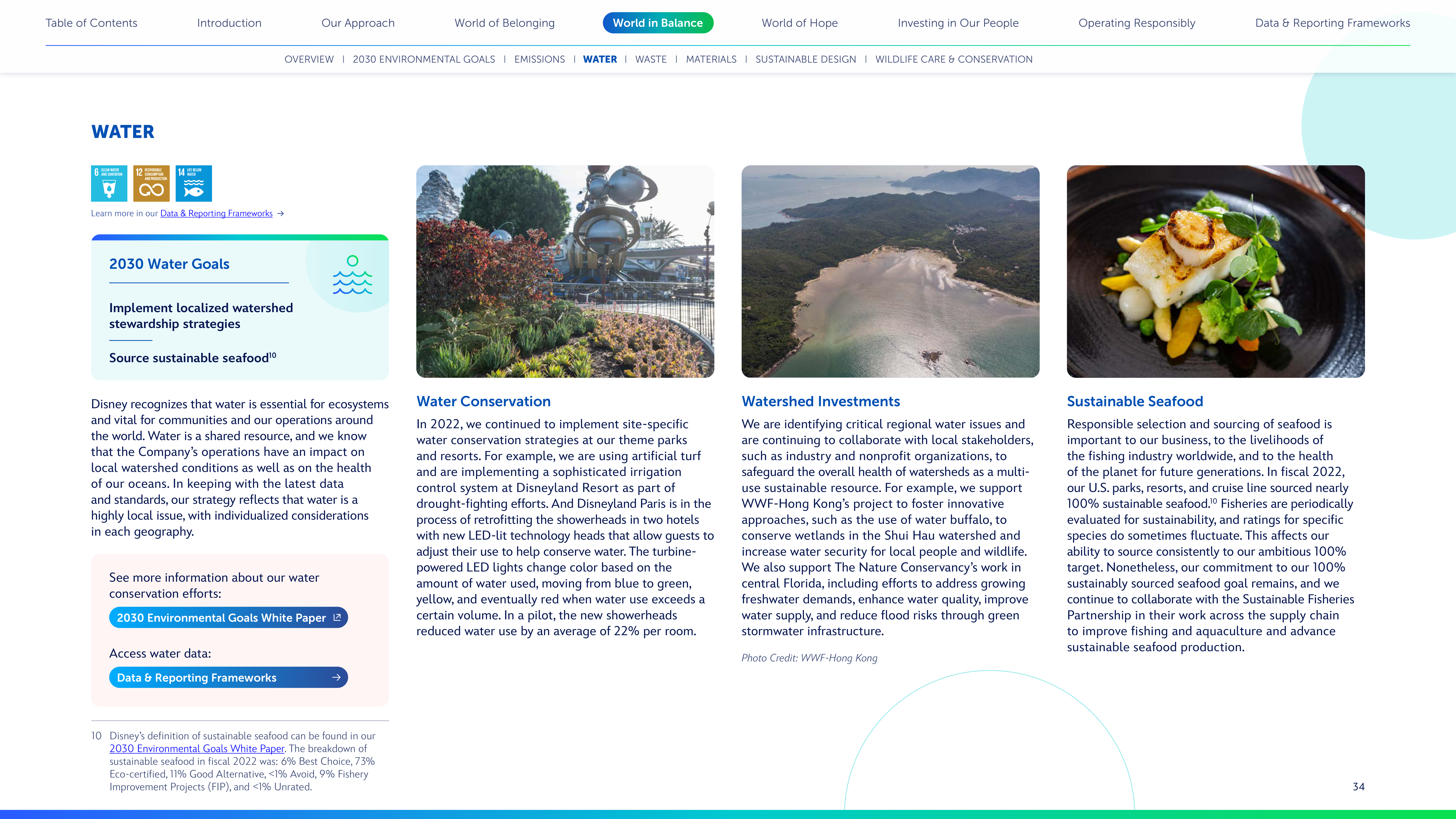 Disney Corporate Social Responsibility Report — page 34