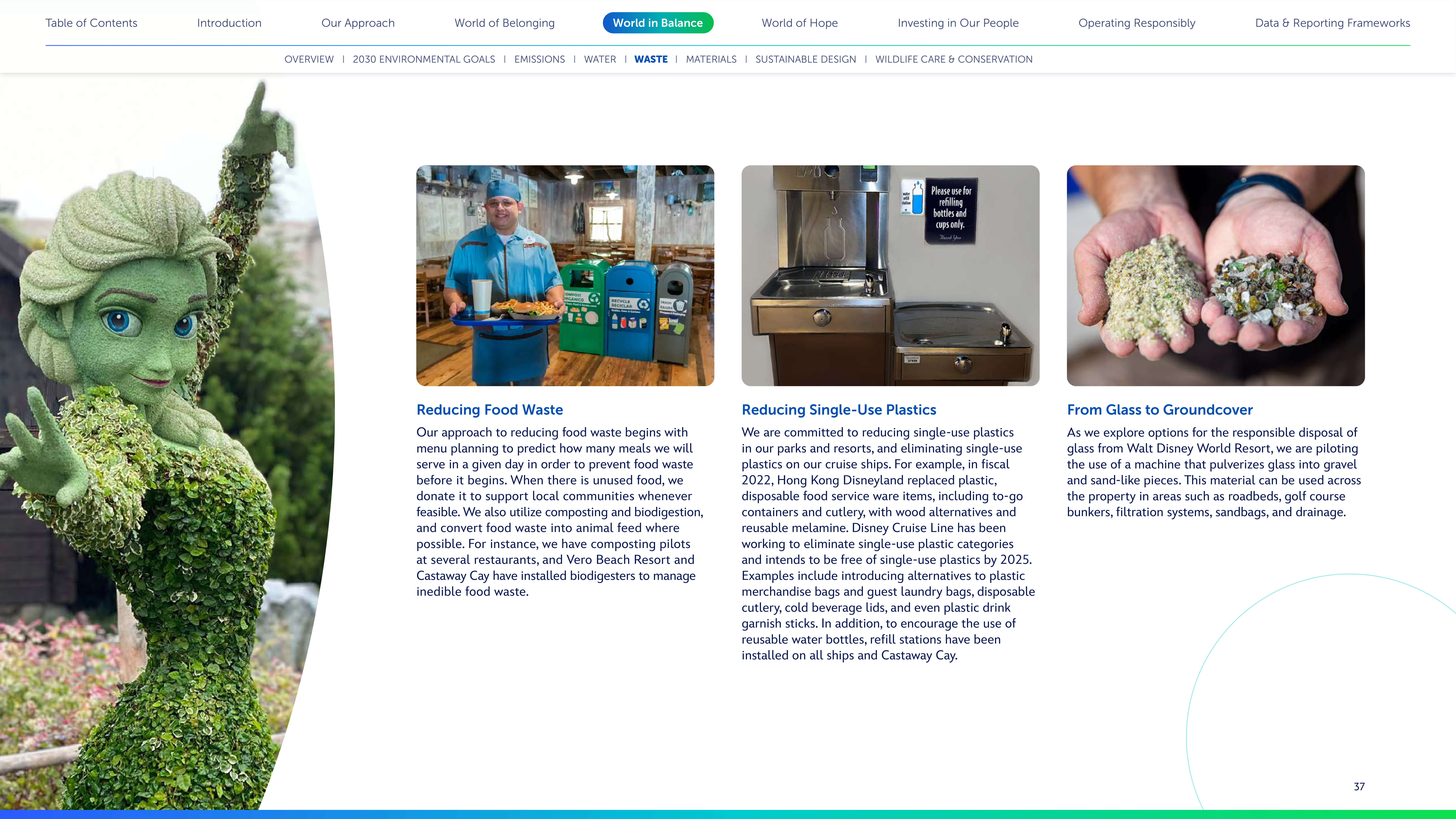 Disney Corporate Social Responsibility Report — page 37