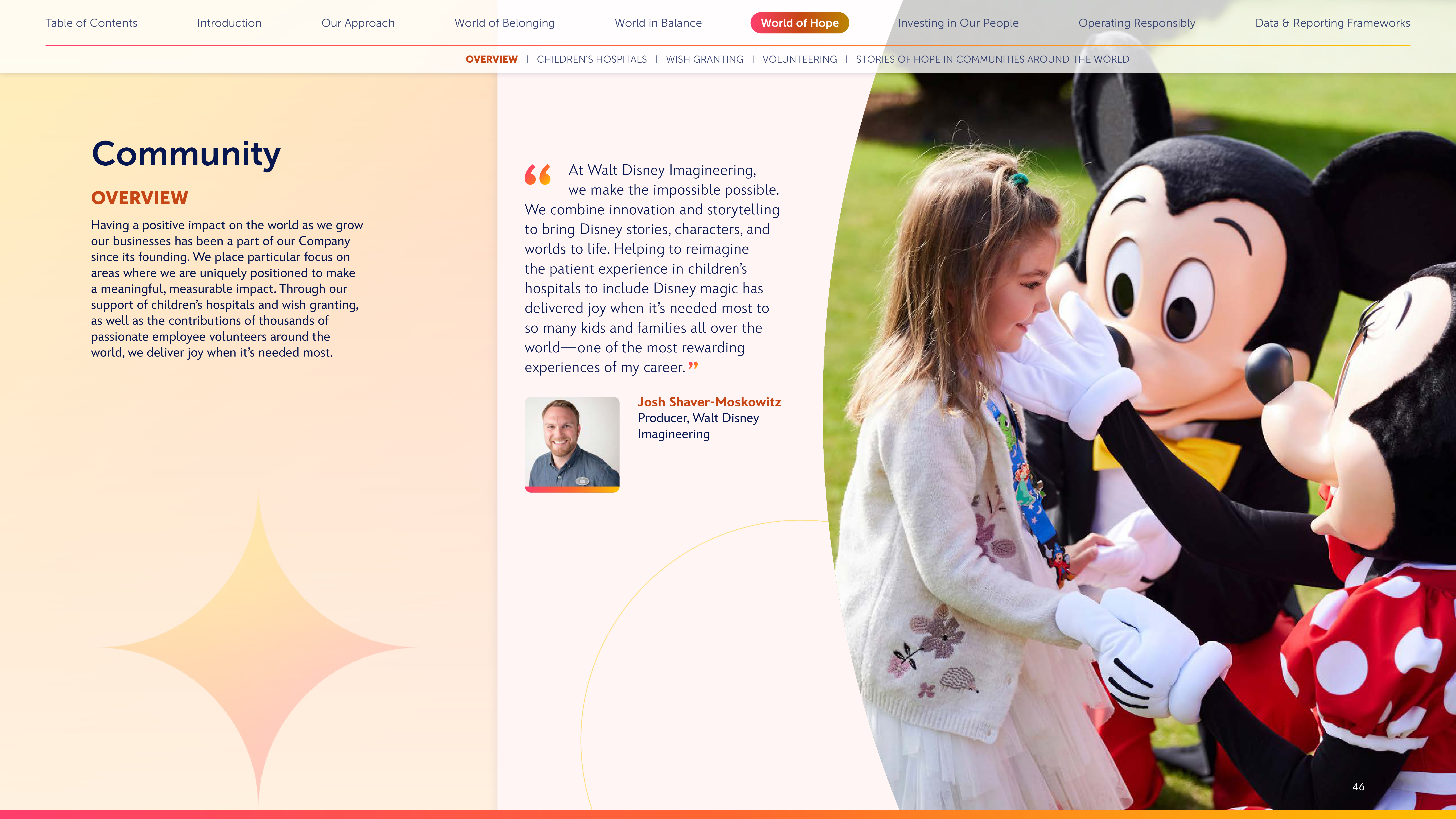 Disney Corporate Social Responsibility Report — page 46