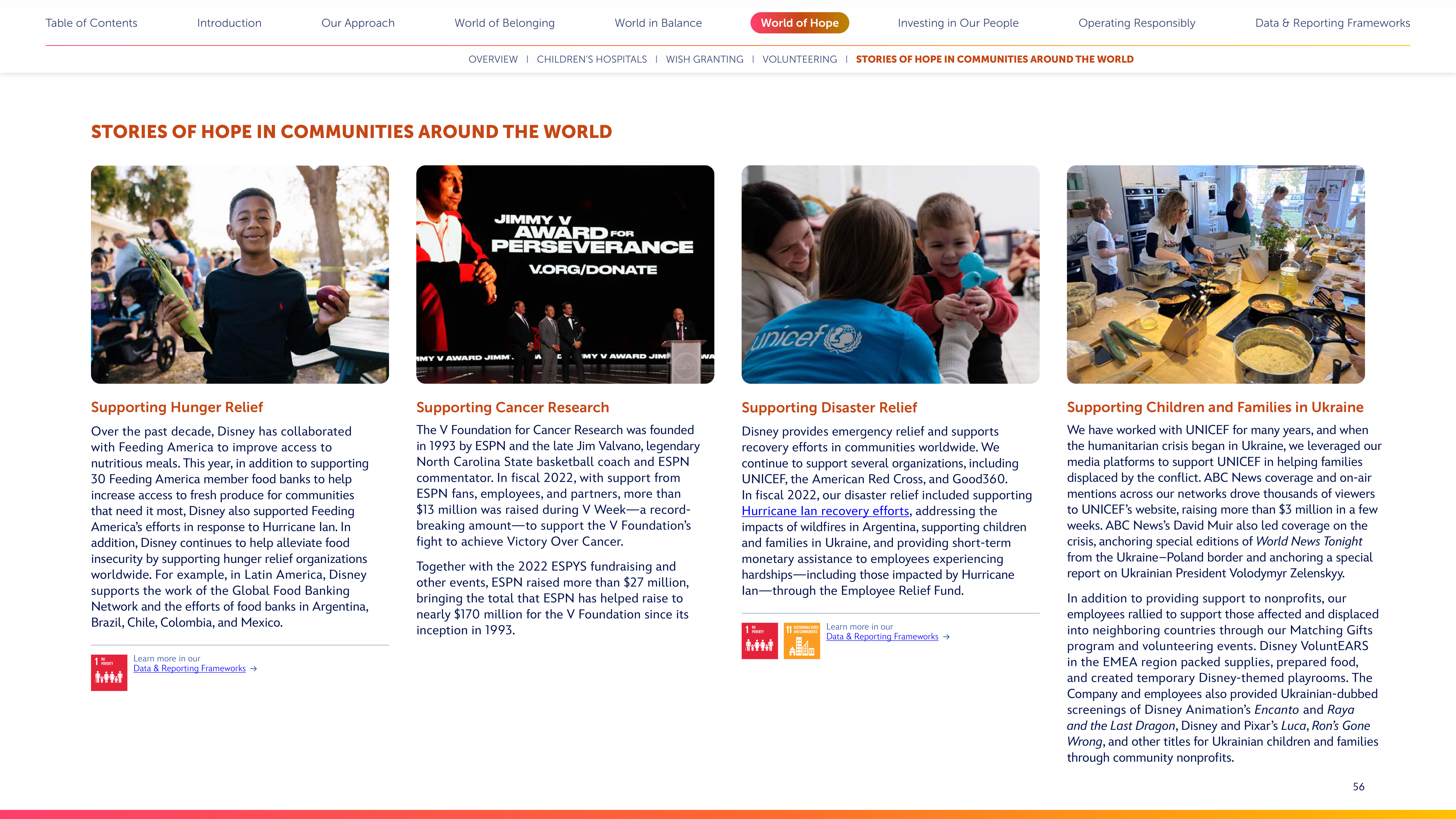 Disney Corporate Social Responsibility Report — page 56