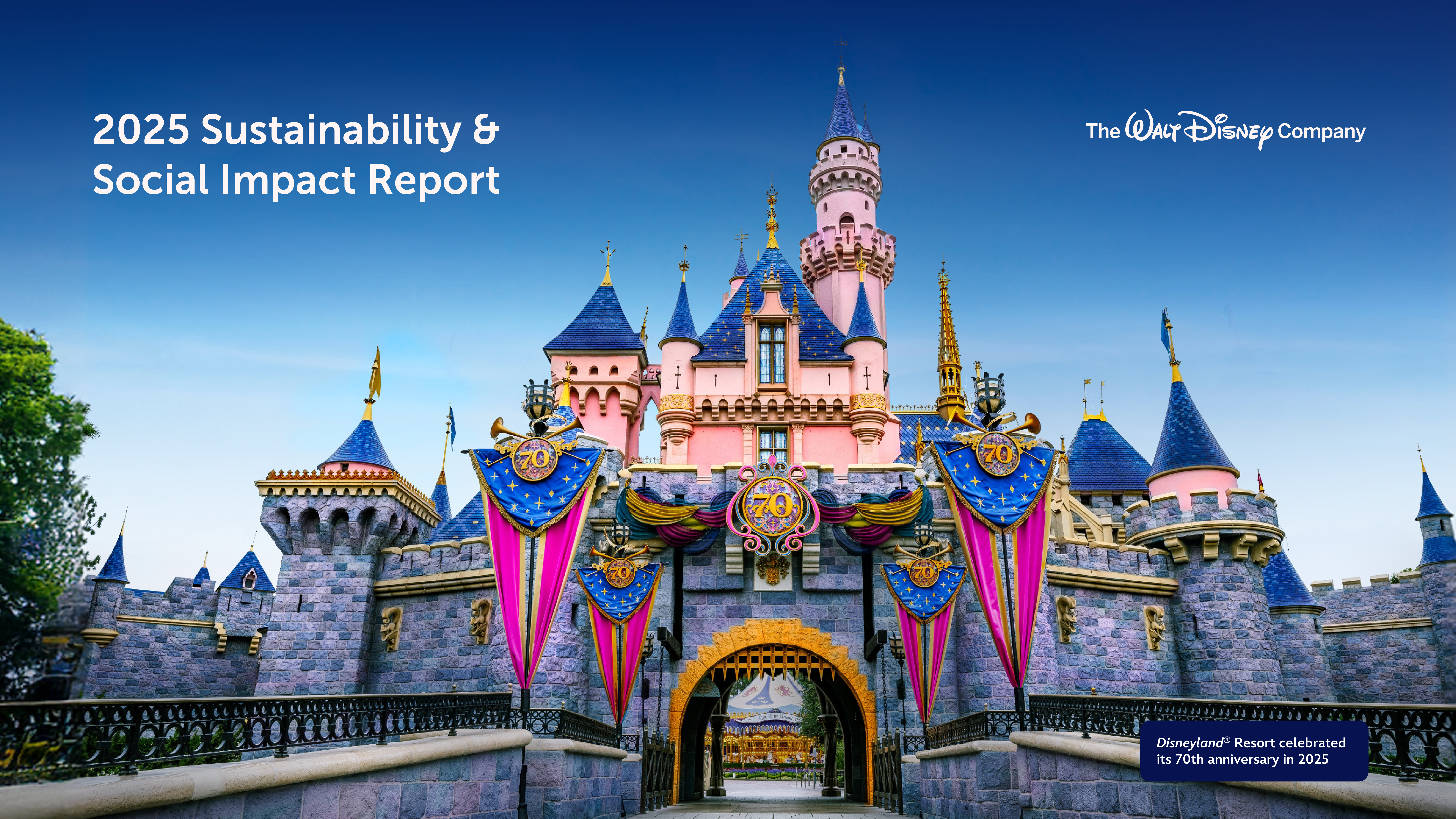Disney Sustainability & Social Impact Report — page 1