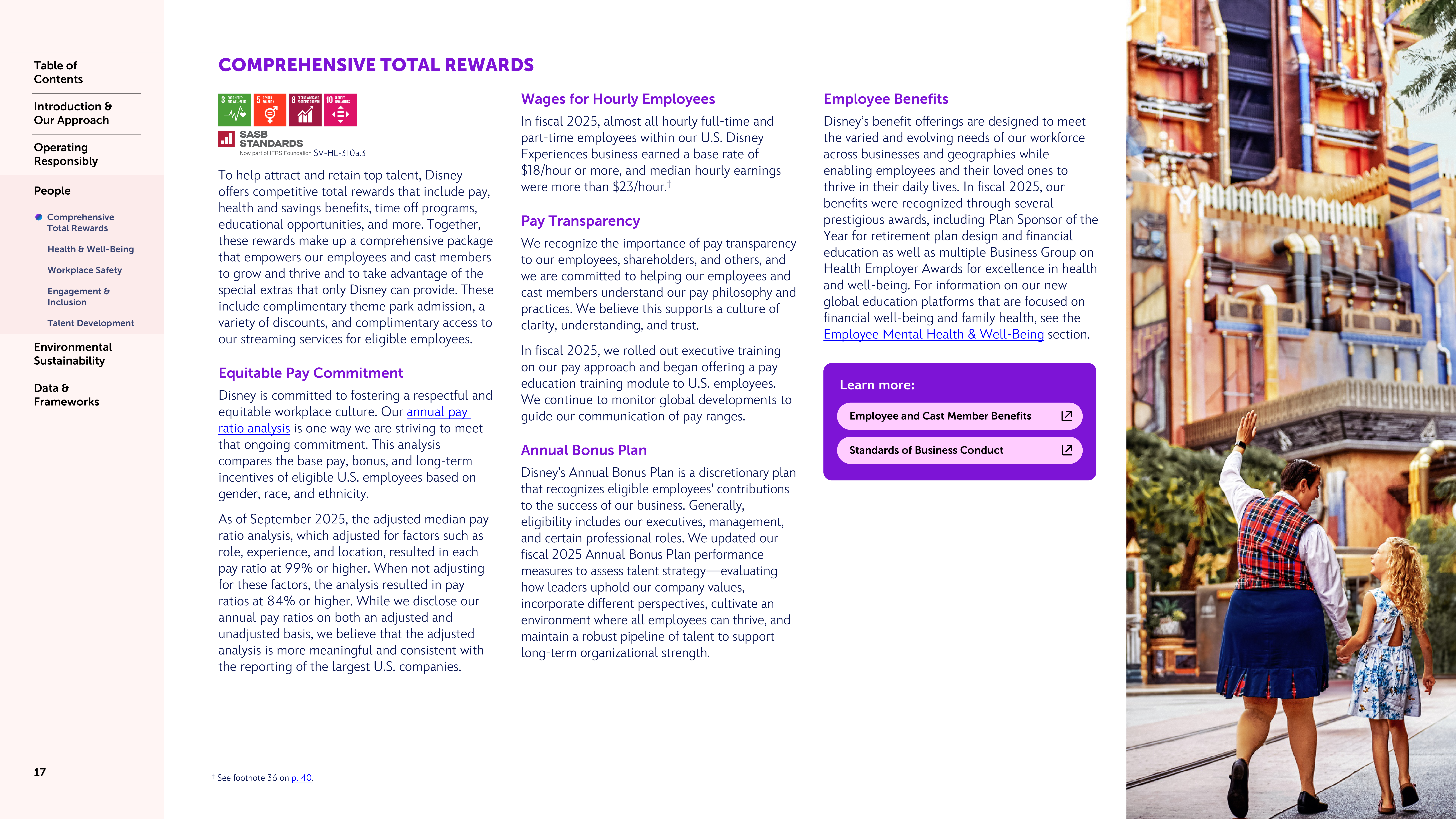 Disney Sustainability & Social Impact Report — page 17
