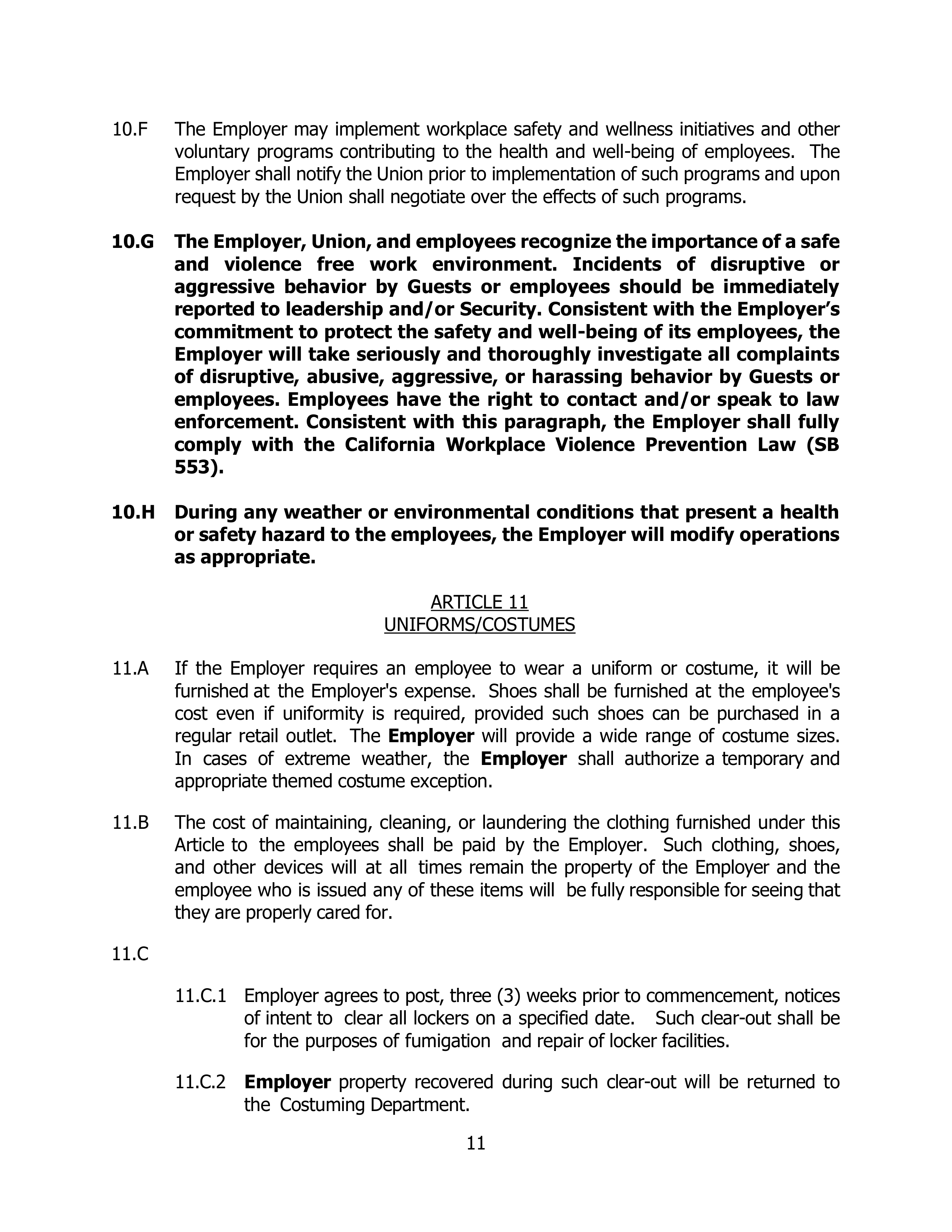 Disneyland Park Master Services Agreement — page 15