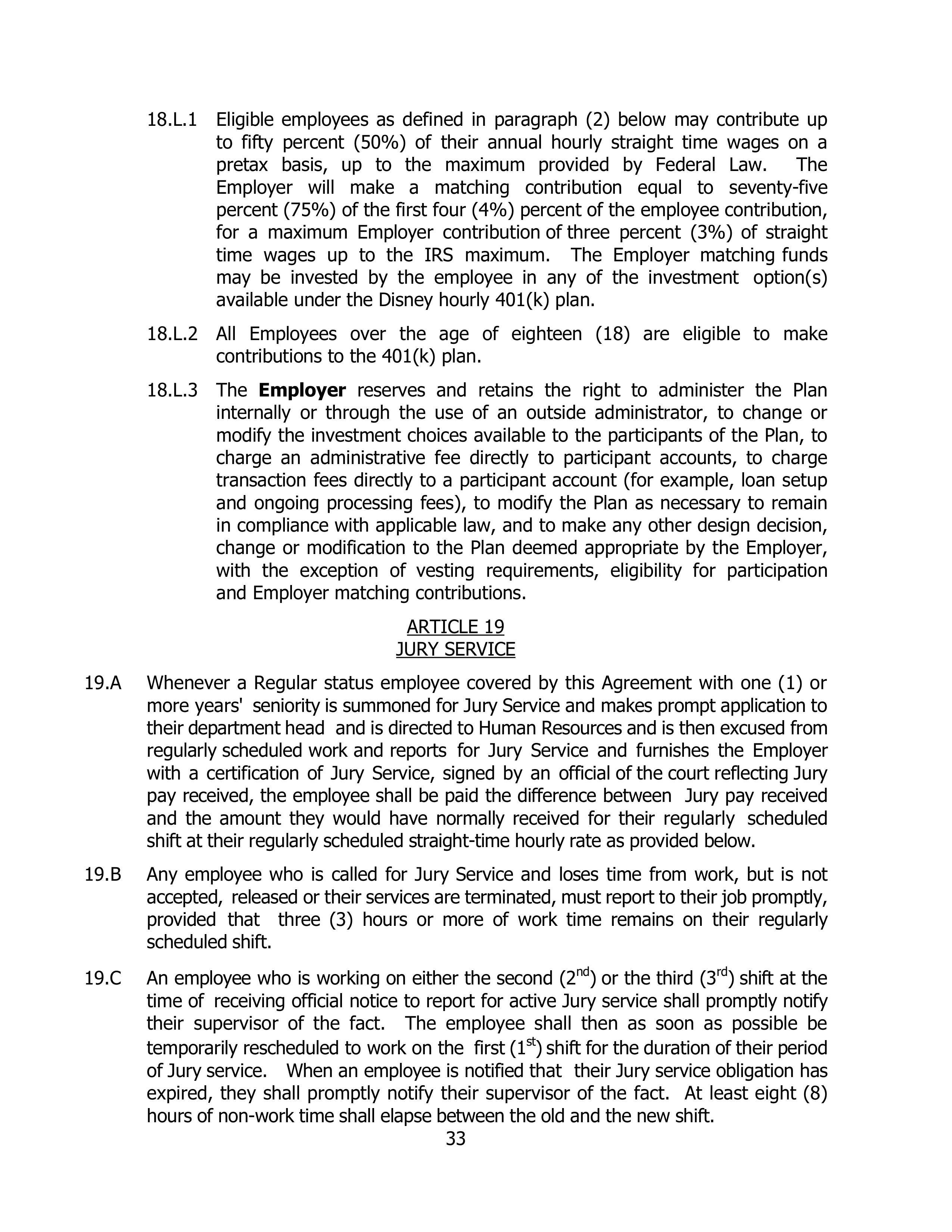 Disneyland Park Master Services Agreement — page 37