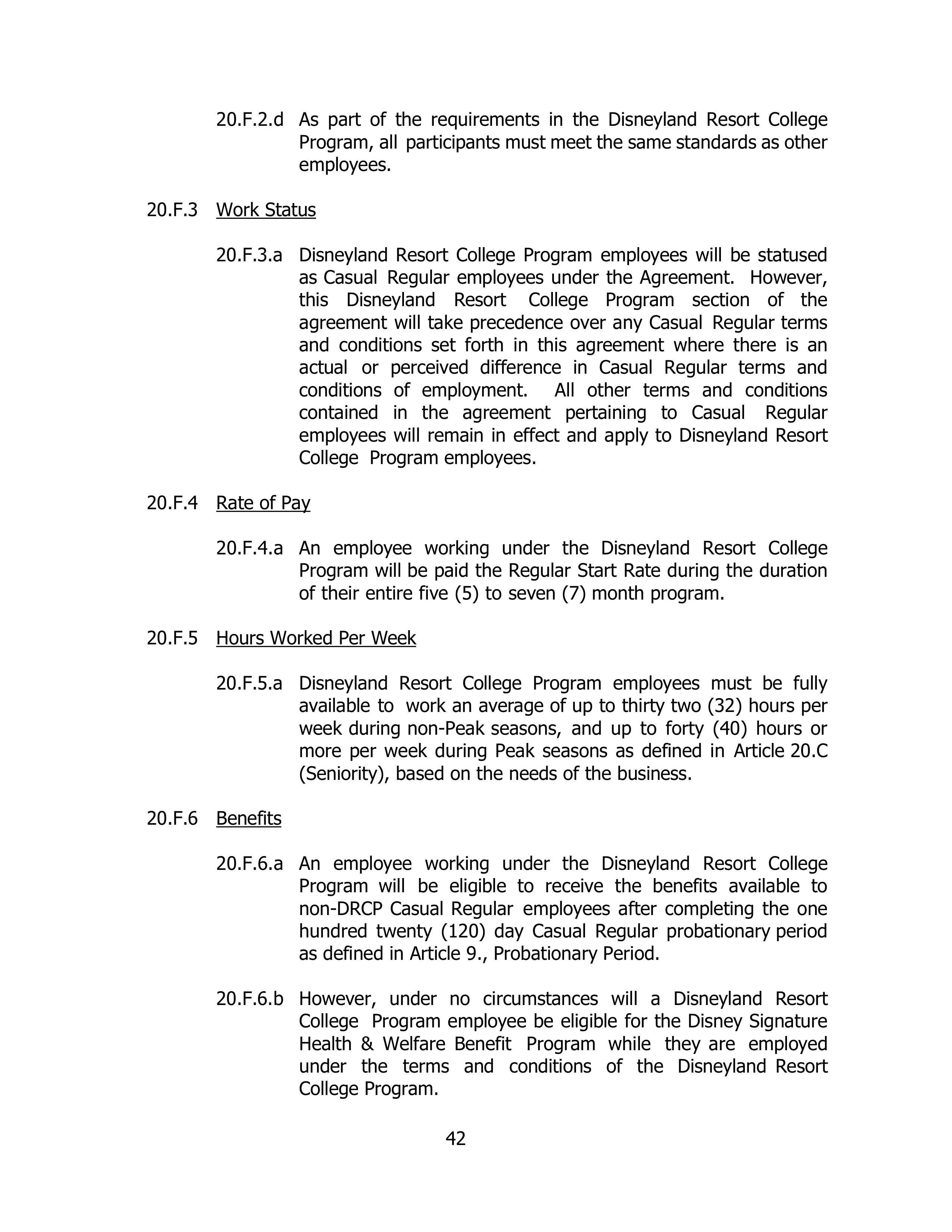 Disneyland Park Master Services Agreement — page 46