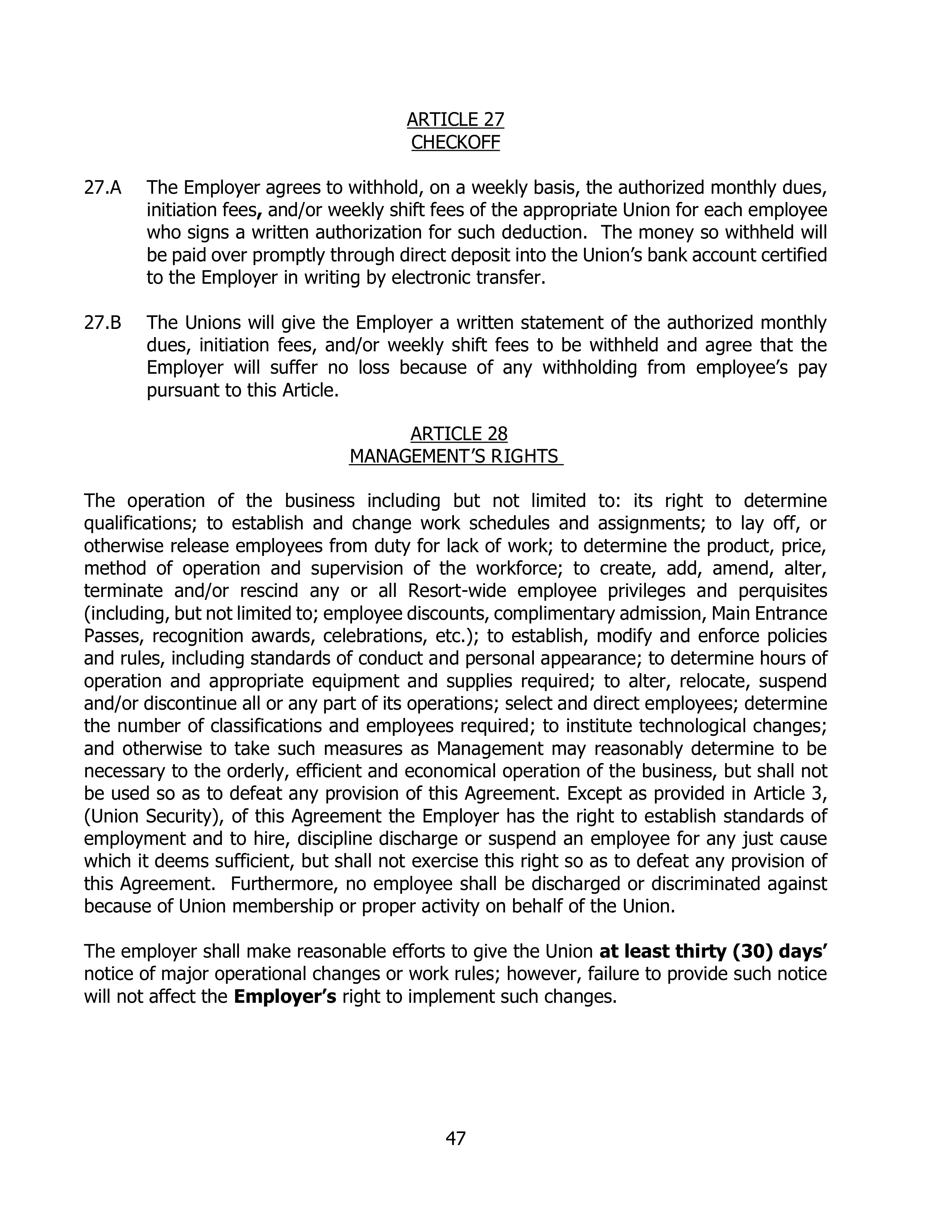 Disneyland Park Master Services Agreement — page 51