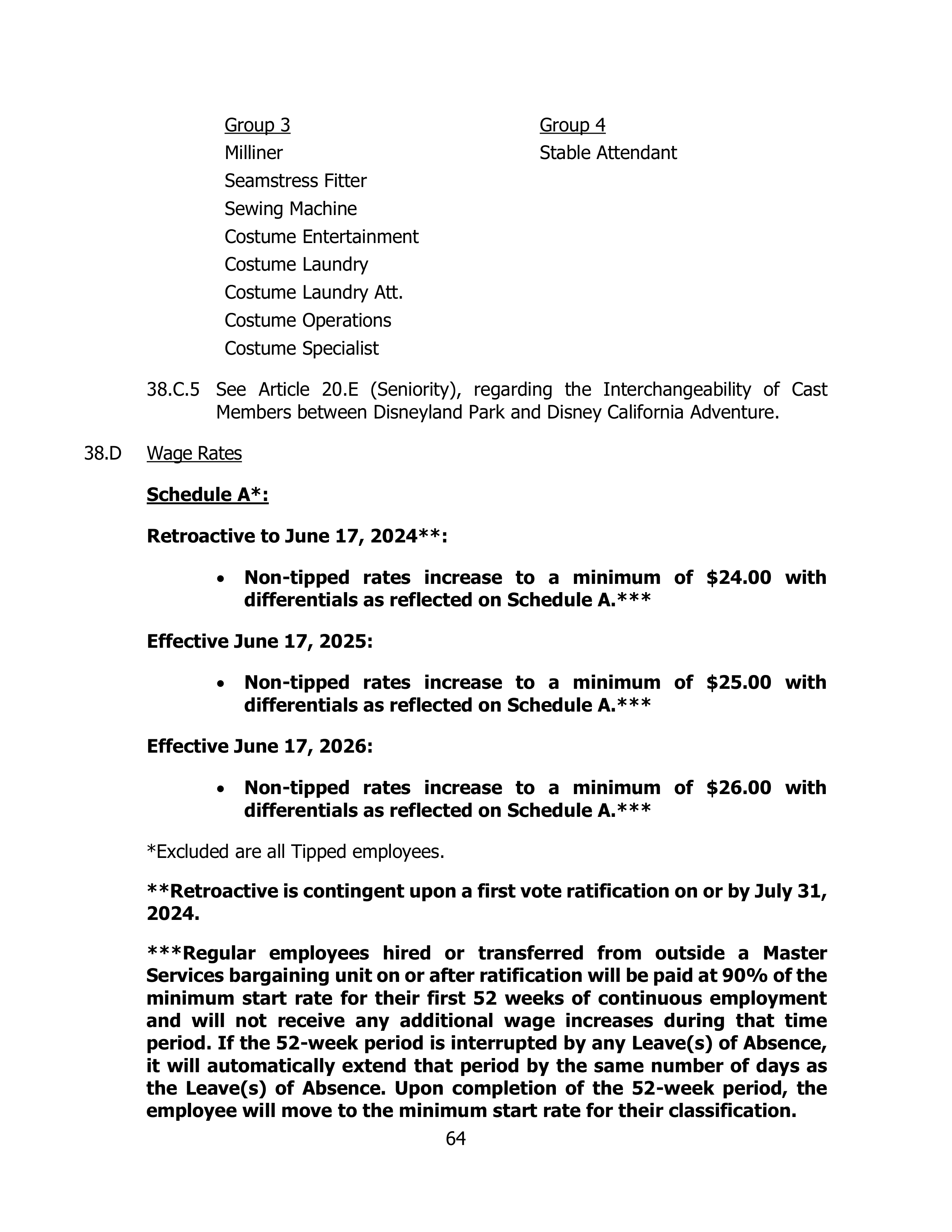 Disneyland Park Master Services Agreement — page 68