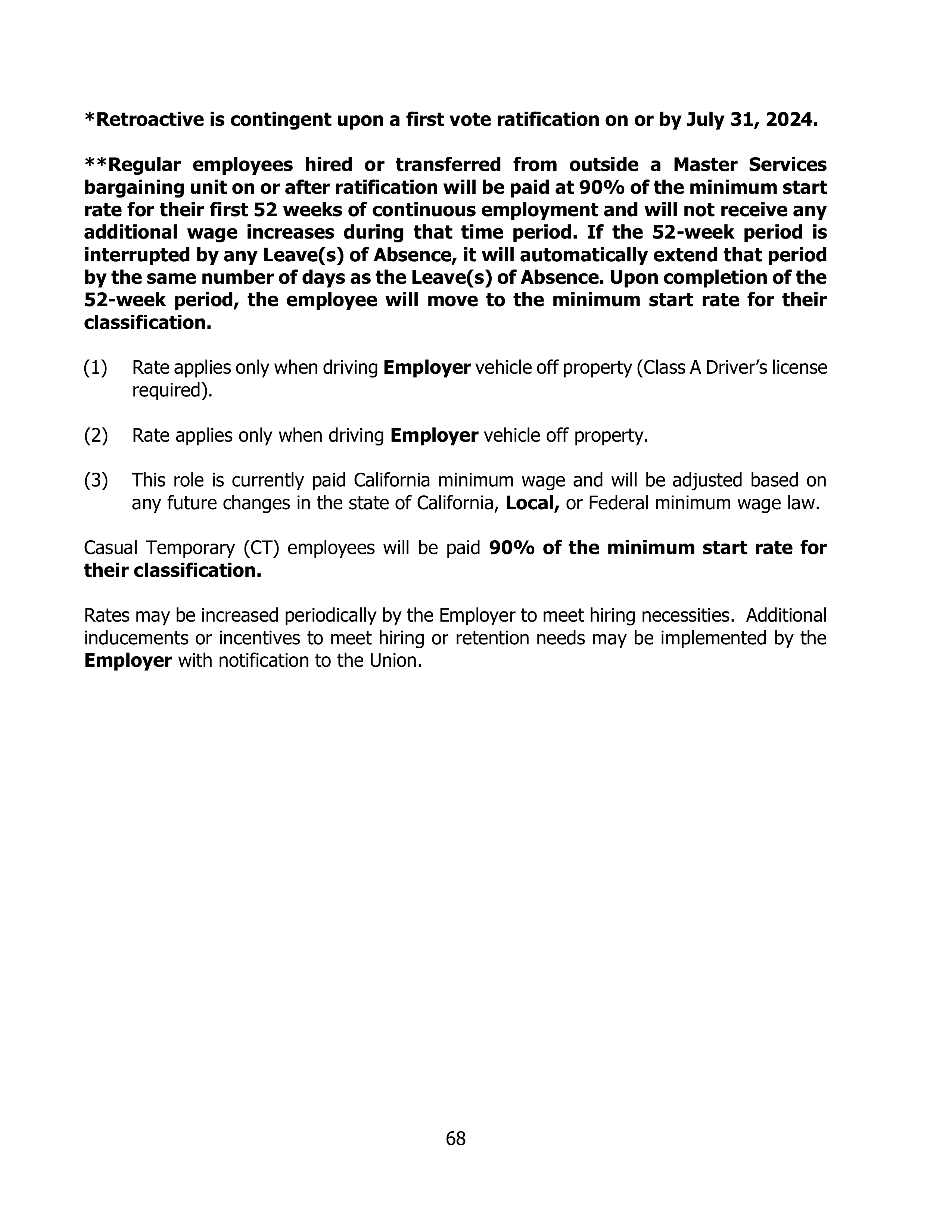 Disneyland Park Master Services Agreement — page 72