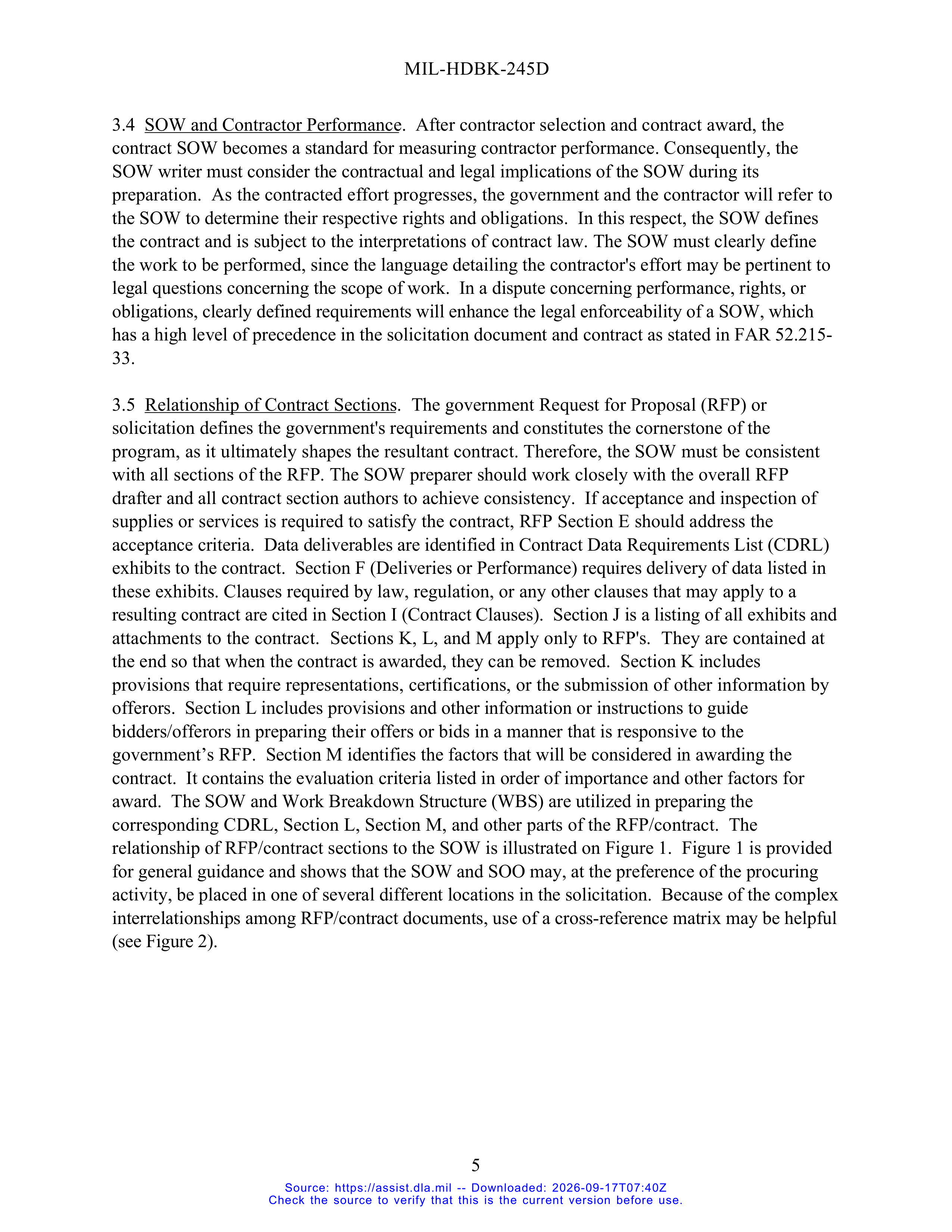 DoD Preparation of Statement of Work (SOW) Handbook — page 10